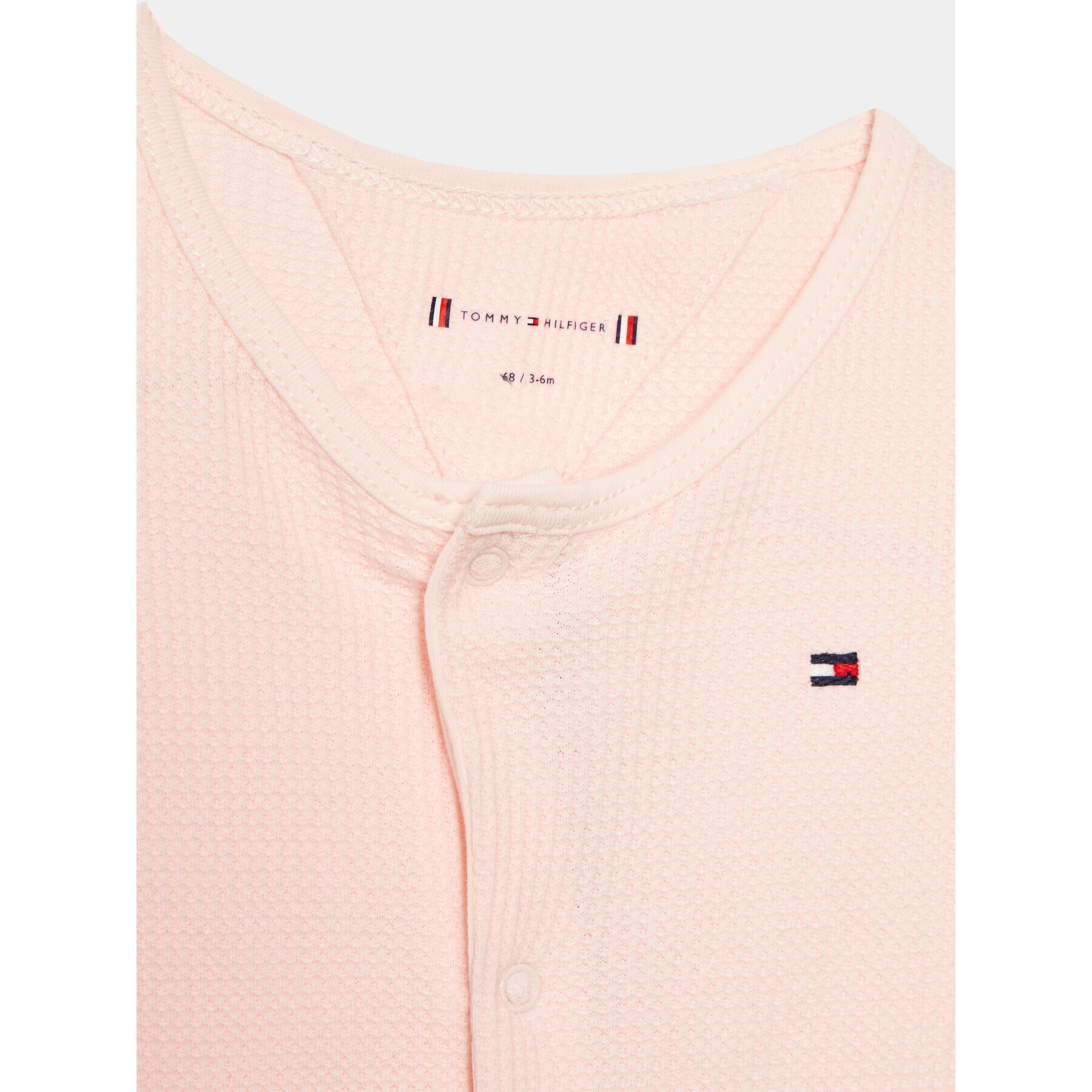 Tommy Hilfiger Бебешки гащеризон без стъпала KN0KN01608 Розов Regular Fit - Pepit.bg