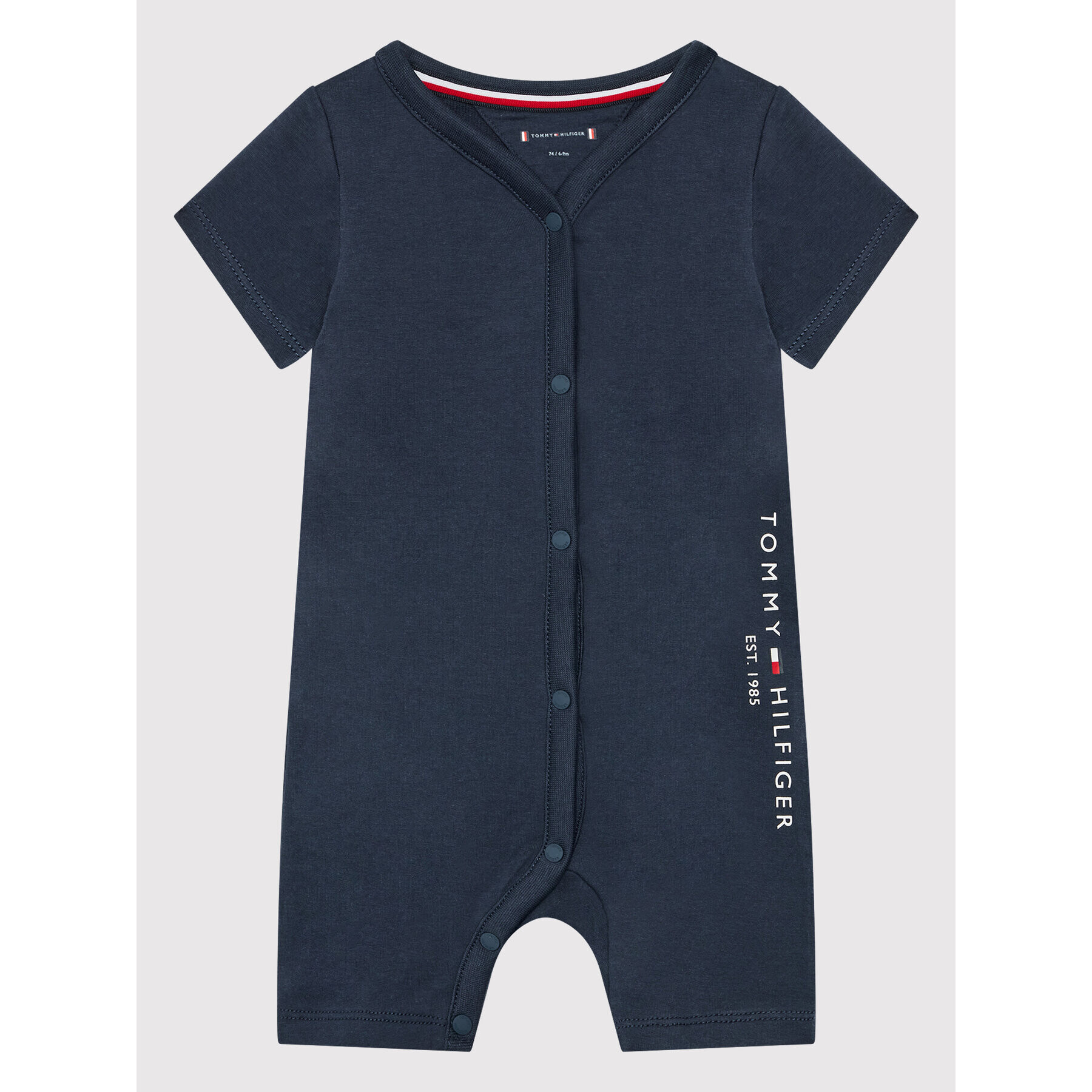 Tommy Hilfiger Бебешки гащеризон без стъпала Essential KN0KN01424 Тъмносин Regular Fit - Pepit.bg