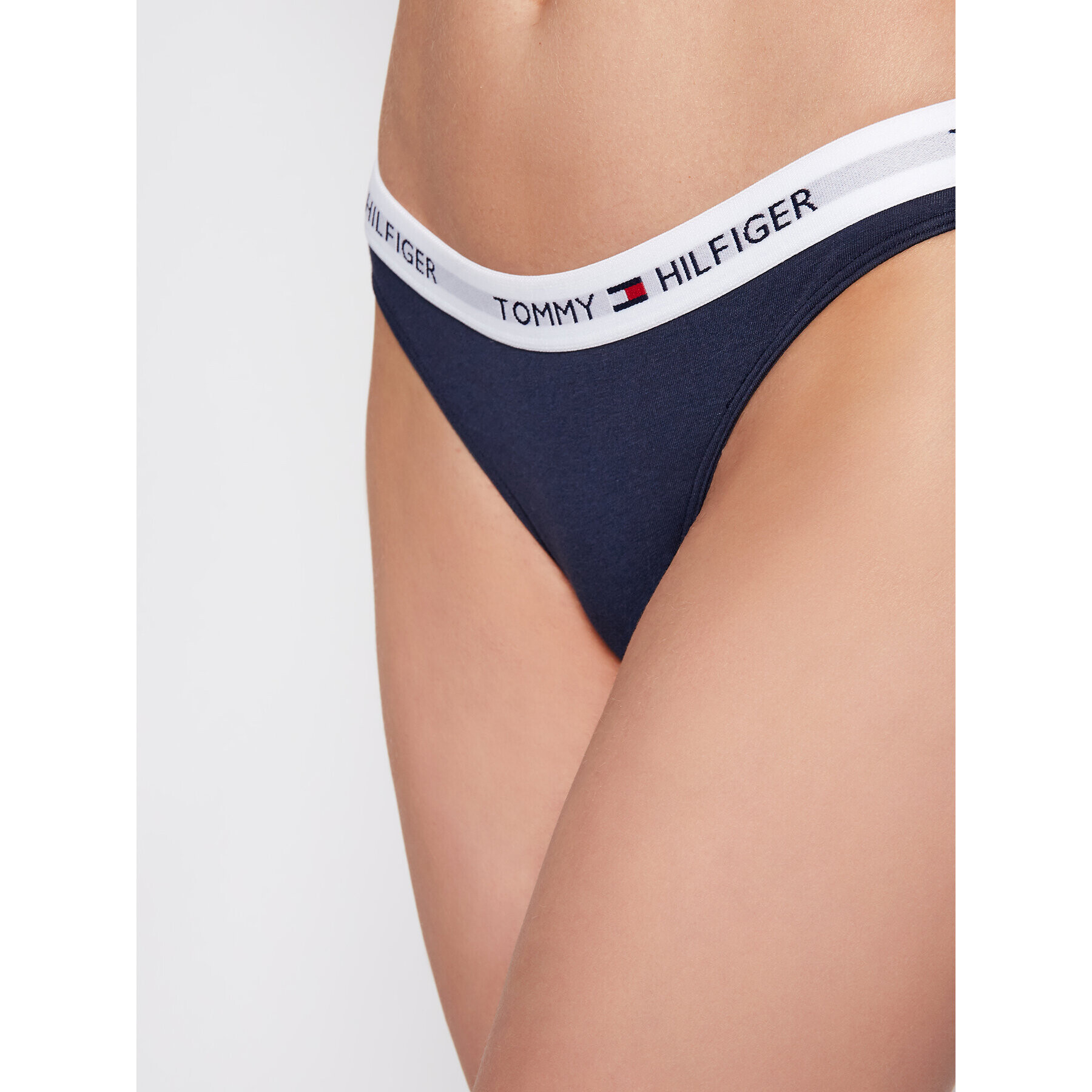 Tommy Hilfiger Бикини тип прашка Thong 1387906069 Тъмносин - Pepit.bg