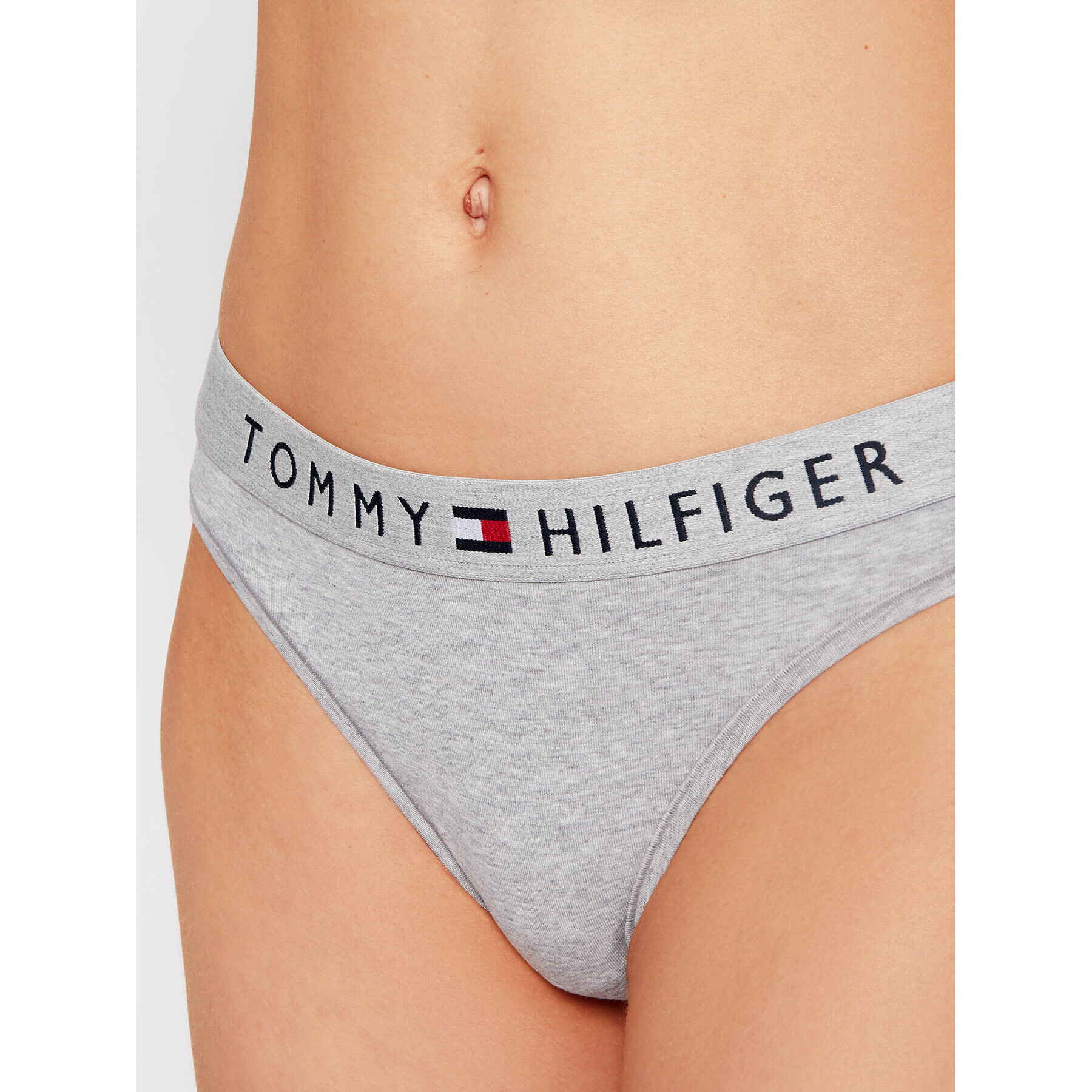 Tommy Hilfiger Бикини тип прашка UW0UW01555 Сив - Pepit.bg