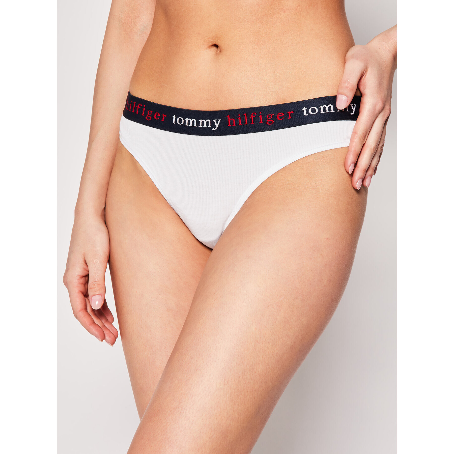 Tommy Hilfiger Бикини тип прашка UW0UW02196 Бял - Pepit.bg