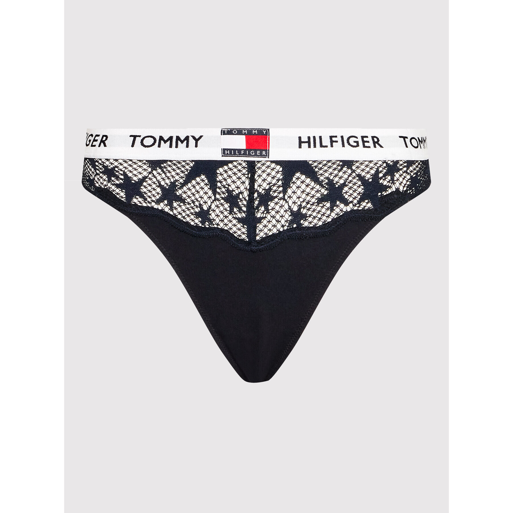 Tommy Hilfiger Бикини тип прашка UW0UW03534 Тъмносин - Pepit.bg