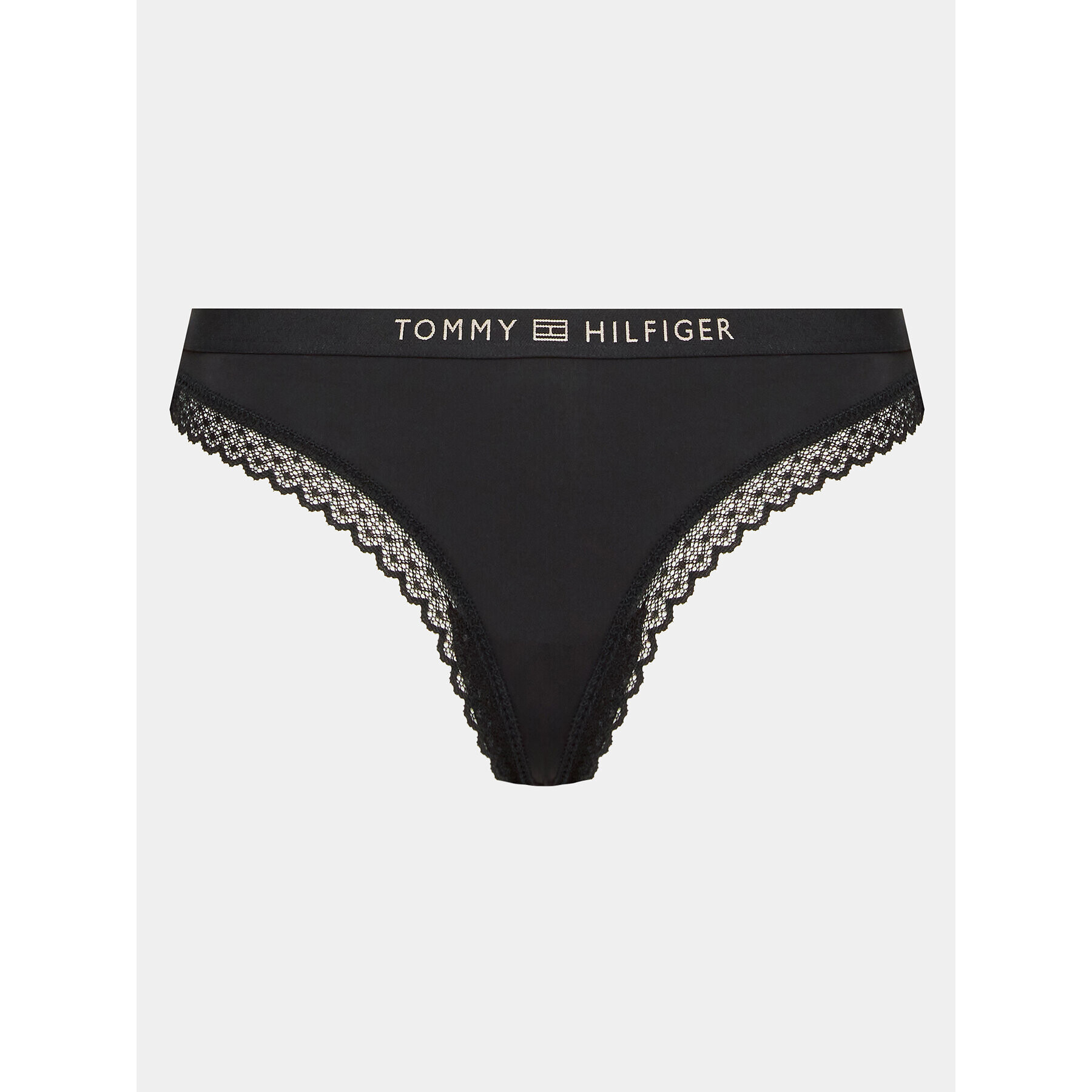 Tommy Hilfiger Бикини тип прашка UW0UW04184 Черен - Pepit.bg