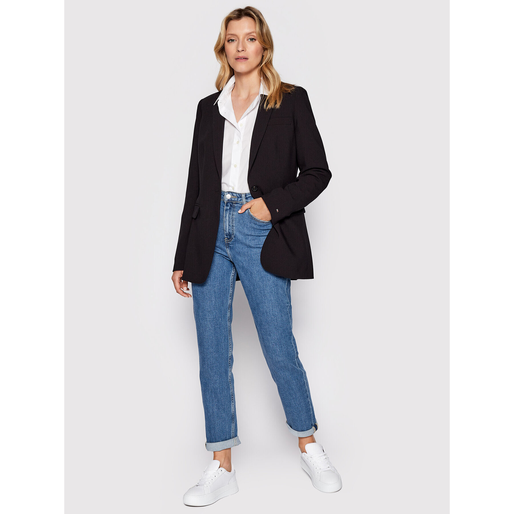 Tommy Hilfiger Сако Core Suiting WW0WW33856 Черен Regular Fit - Pepit.bg