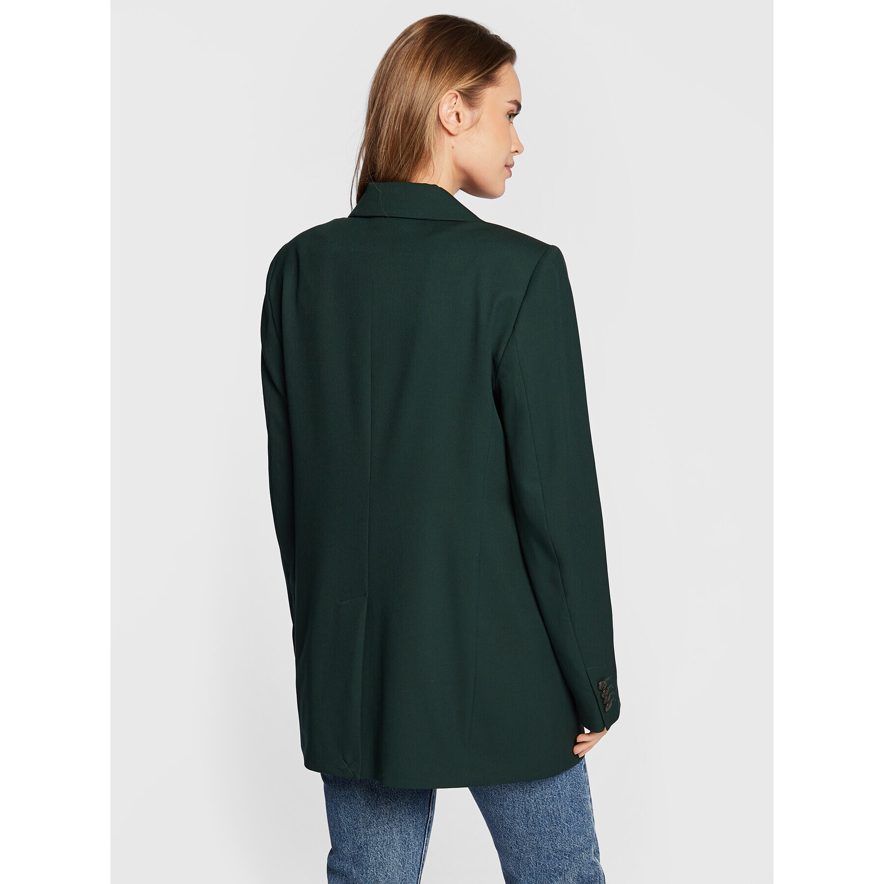 Tommy Hilfiger Блейзър WW0WW35633 Зелен Relaxed Fit - Pepit.bg
