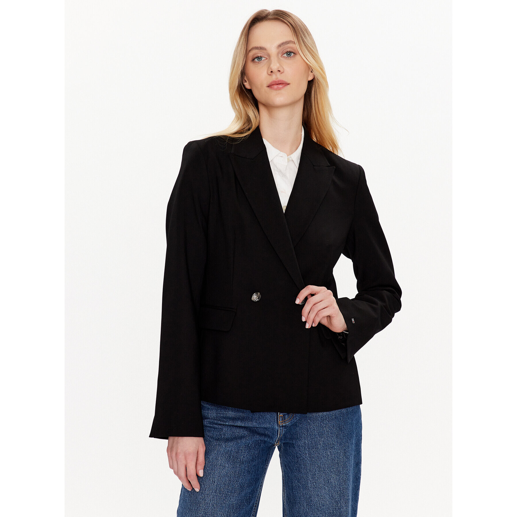Tommy Hilfiger Сако WW0WW36930 Черен Regular Fit - Pepit.bg
