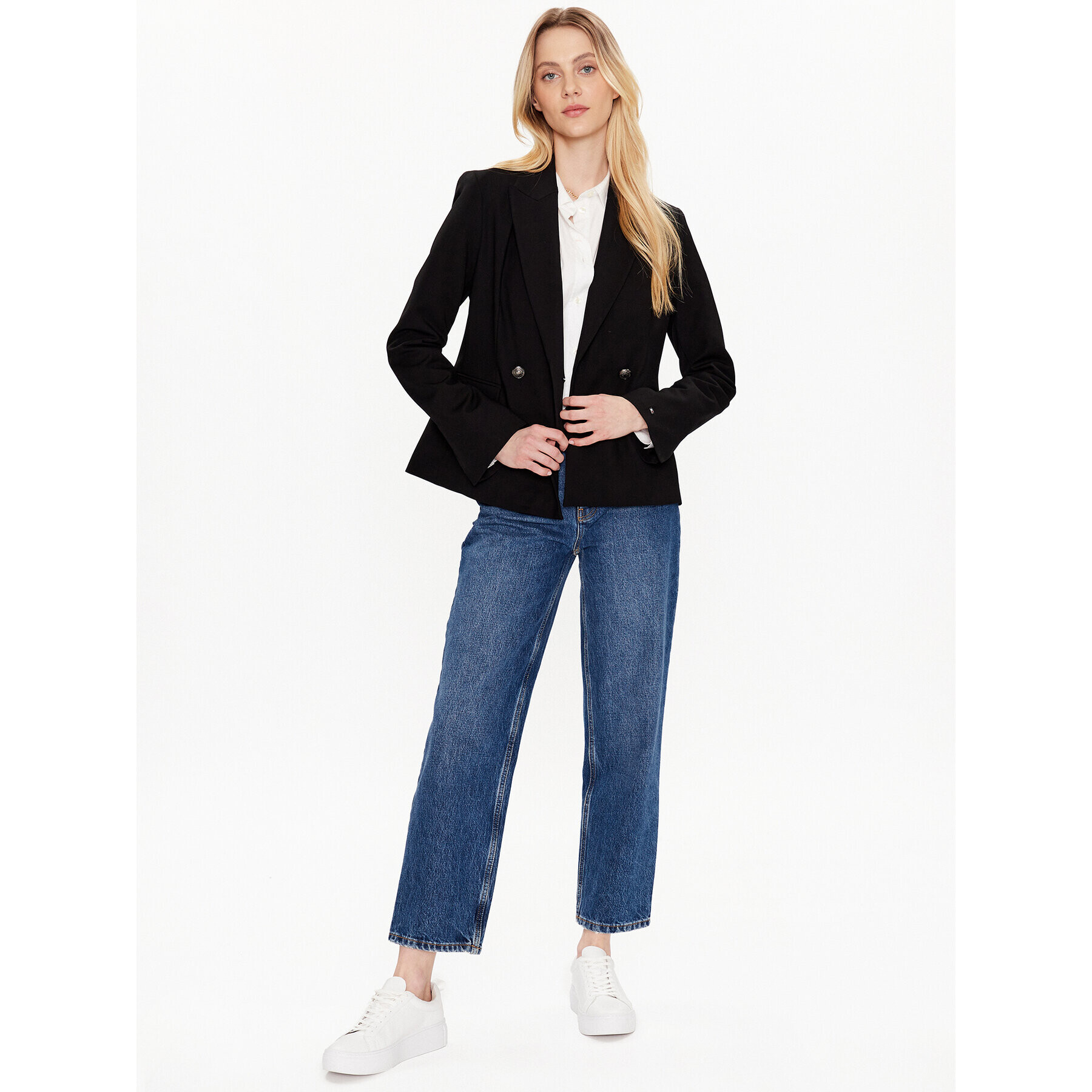 Tommy Hilfiger Сако WW0WW36930 Черен Regular Fit - Pepit.bg