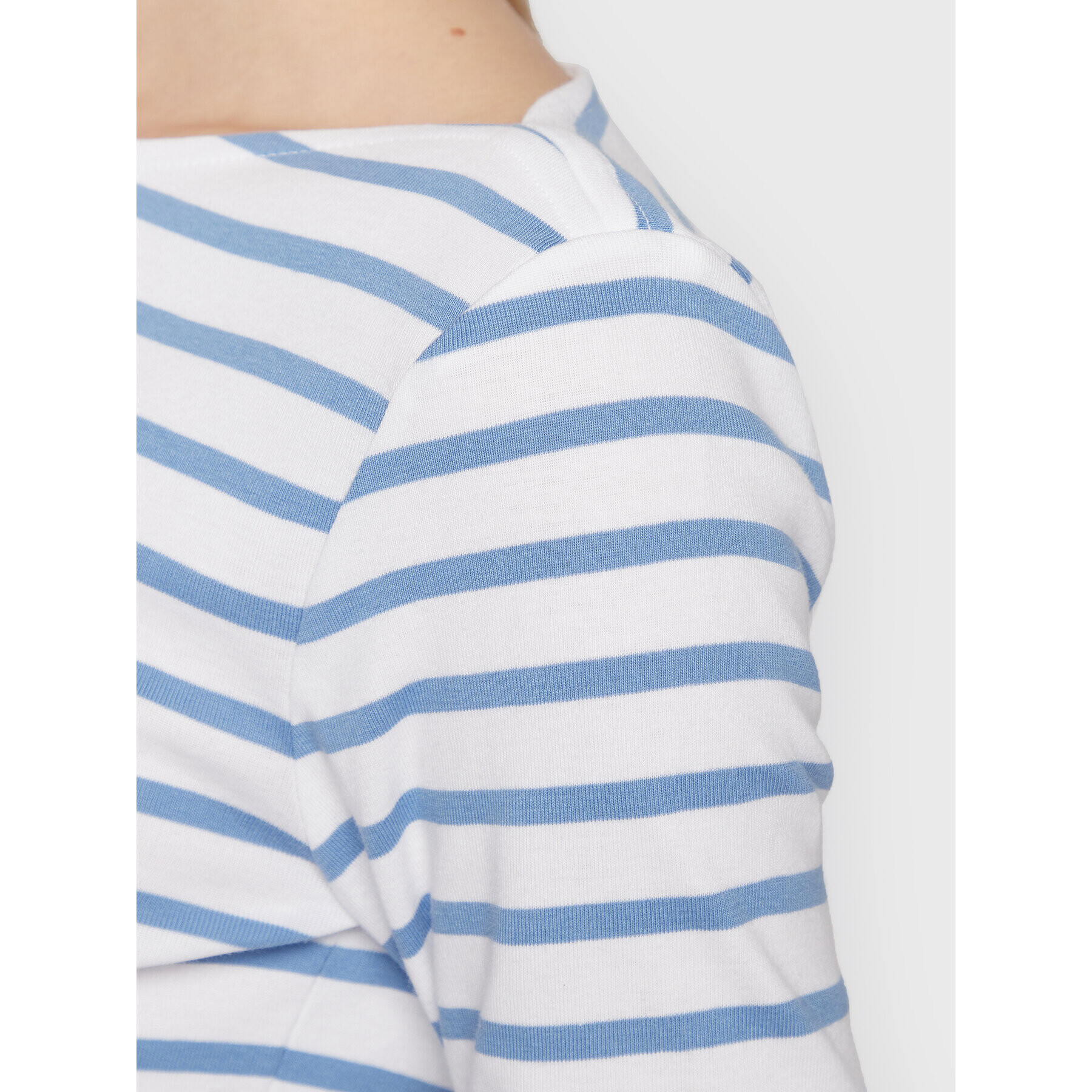Tommy Hilfiger Блуза Boat WW0WW27724 Бял Slim Fit - Pepit.bg