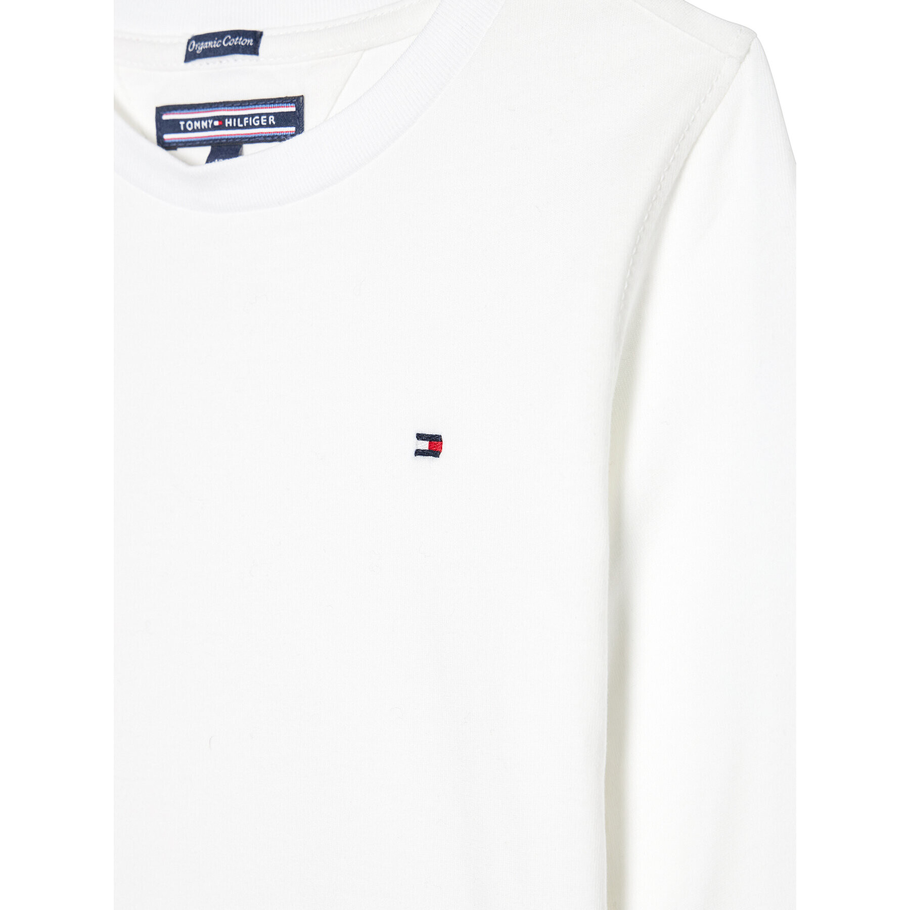 Tommy Hilfiger Блуза Boys Basic Cn Knit L KB0KB04141 Бял Regular Fit - Pepit.bg