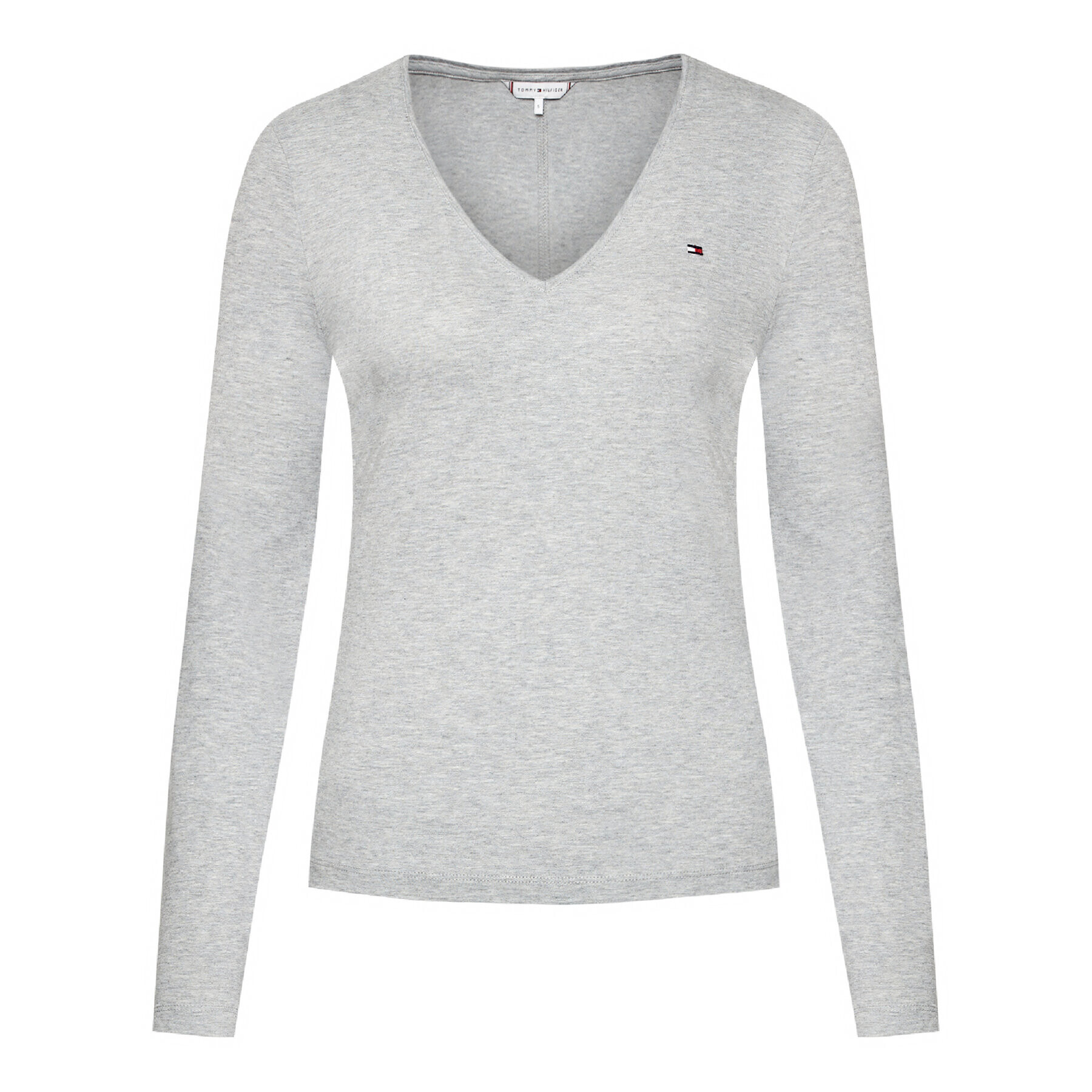 Tommy Hilfiger Блуза Classic WW0WW30489 Сив Regular Fit - Pepit.bg