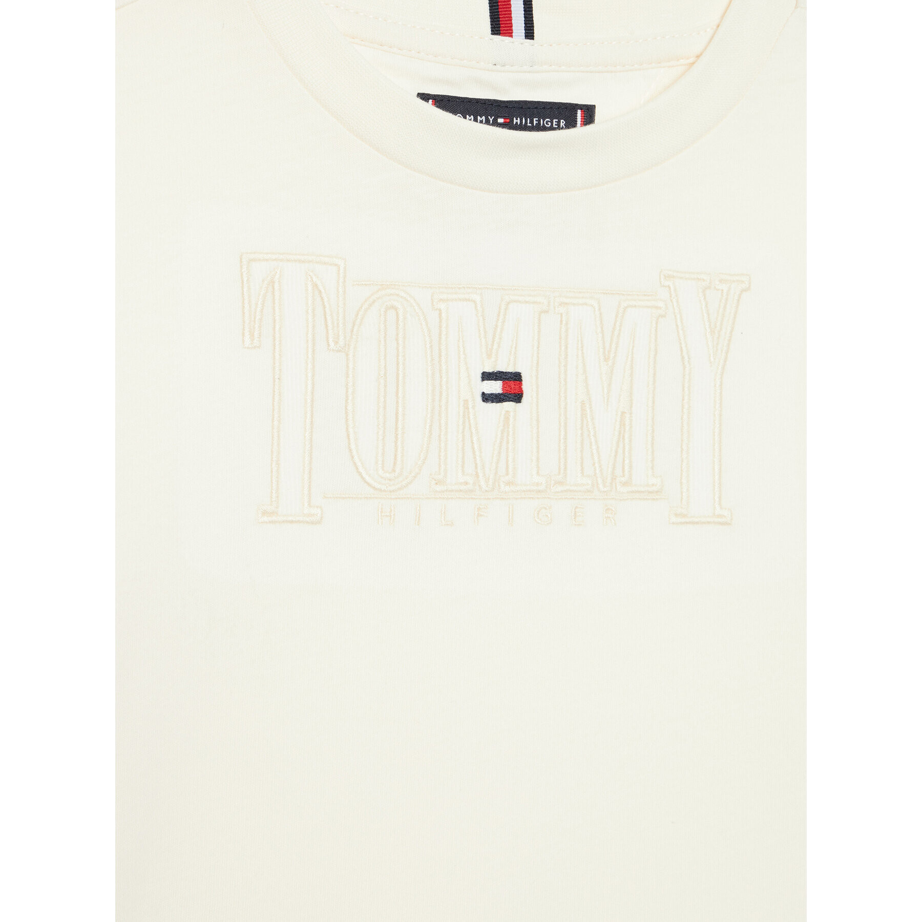 Tommy Hilfiger Блуза Cord Applique KB0KB07791 D Бежов Regular Fit - Pepit.bg