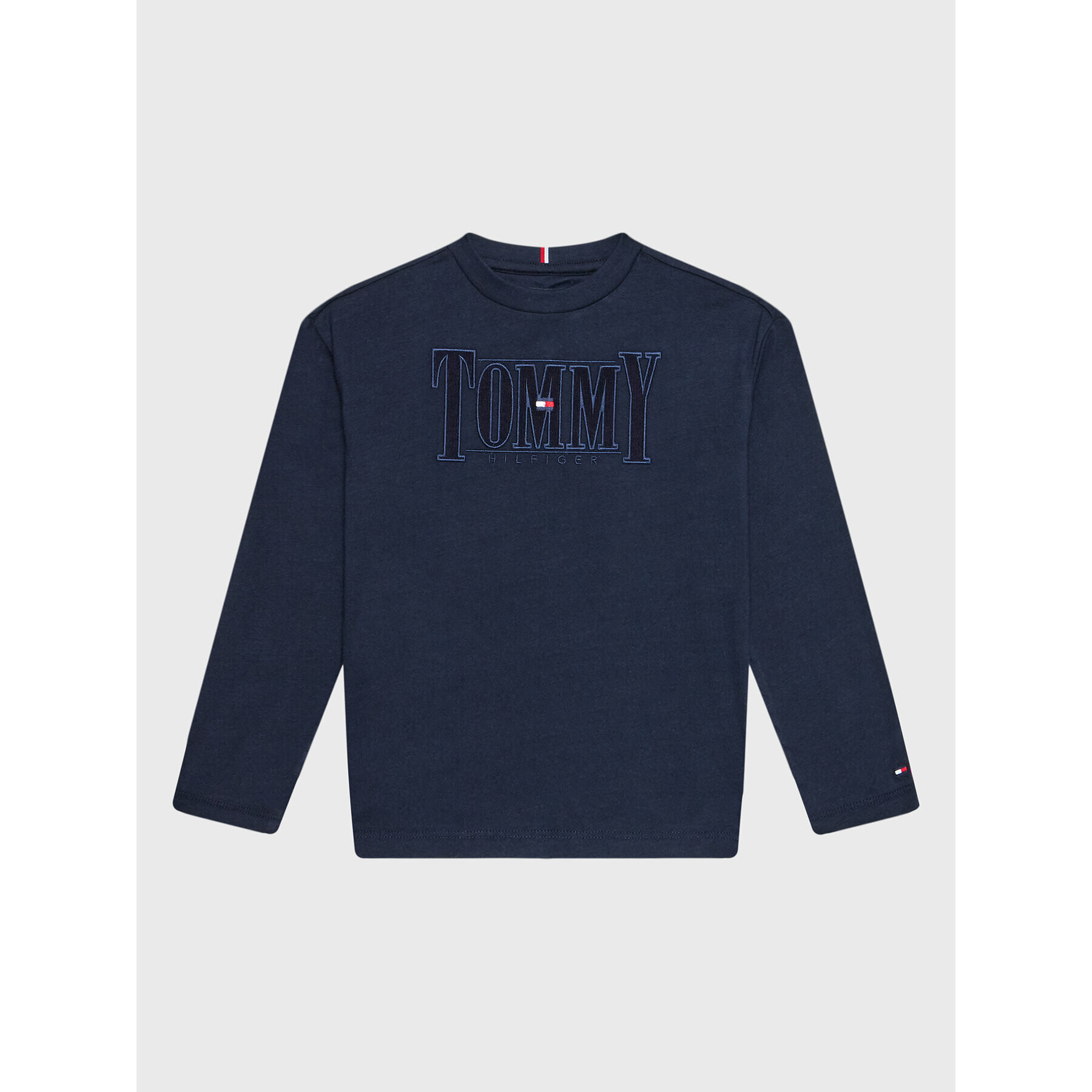 Tommy Hilfiger Блуза Cord Applique KB0KB07791 D Тъмносин Regular Fit - Pepit.bg