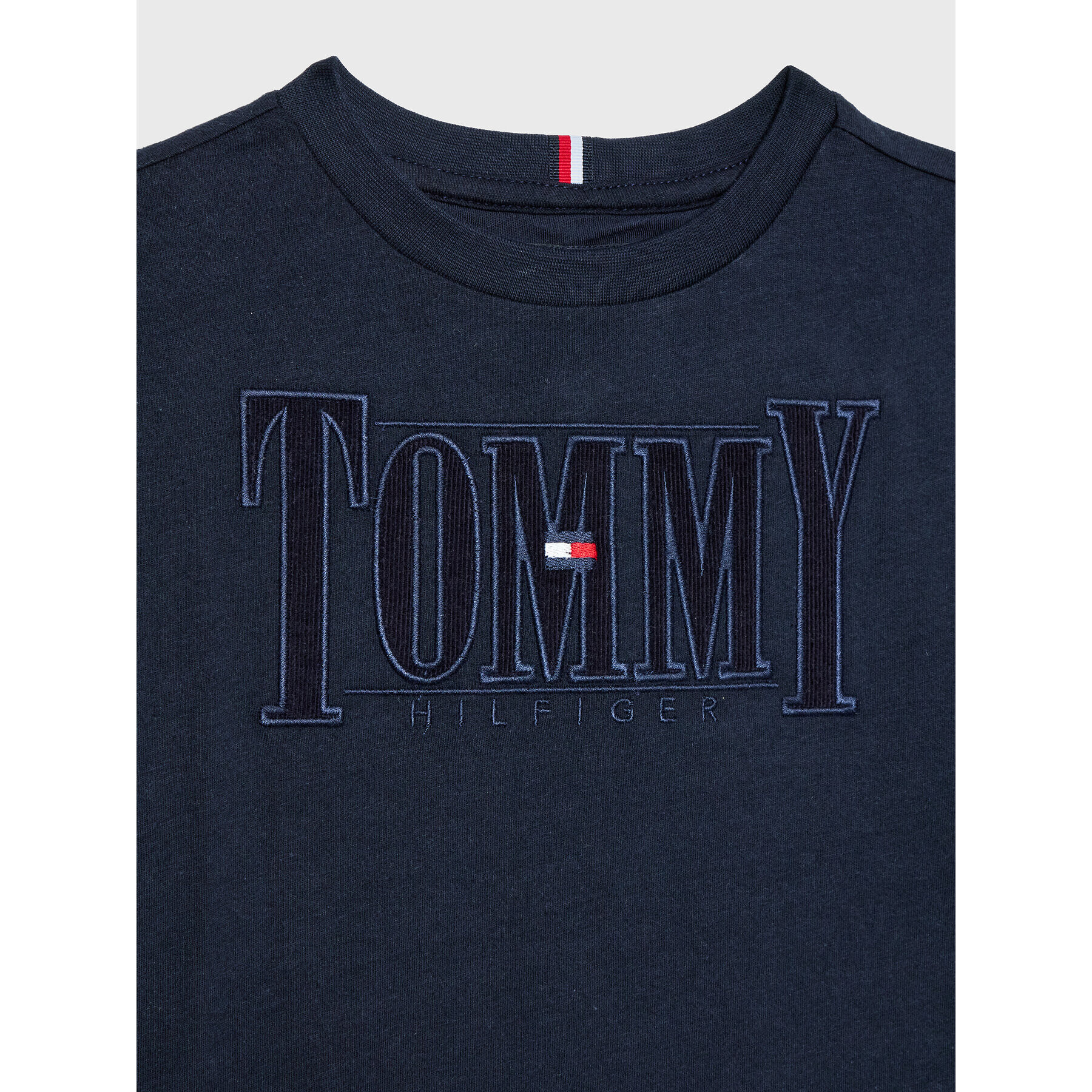 Tommy Hilfiger Блуза Cord Applique KB0KB07791 D Тъмносин Regular Fit - Pepit.bg