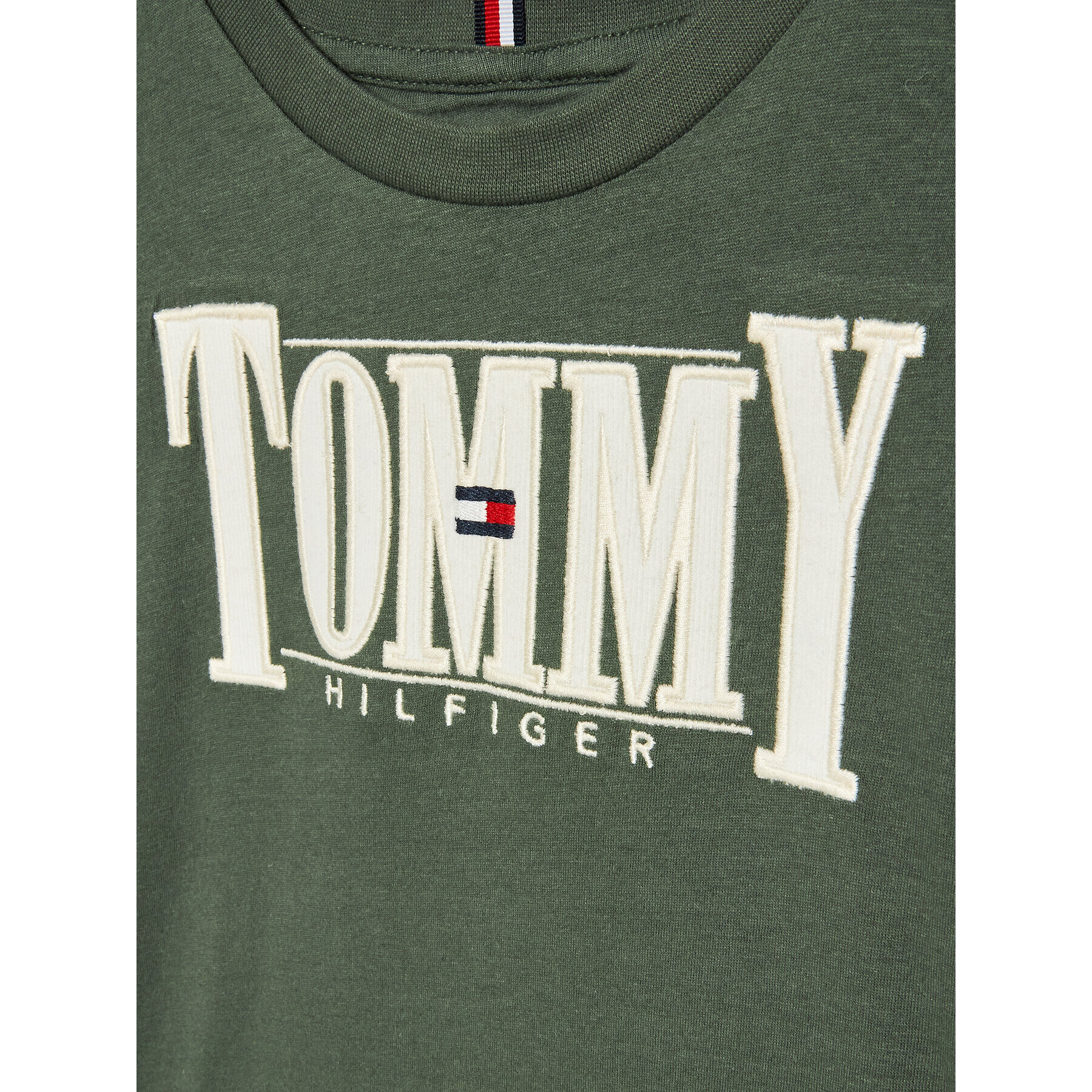 Tommy Hilfiger Блуза Cord Applique KB0KB07791 D Зелен Regular Fit - Pepit.bg