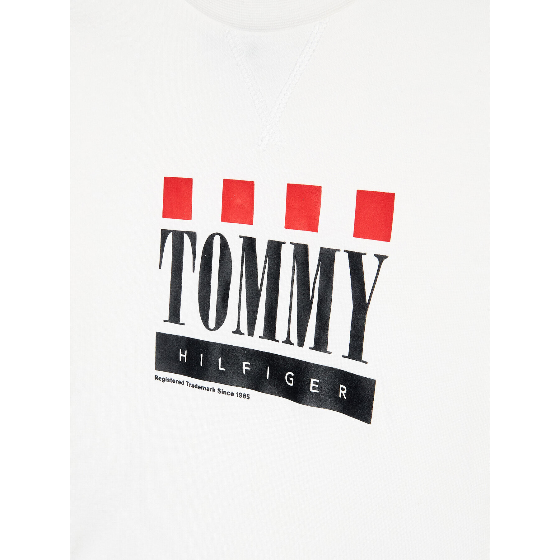 Tommy Hilfiger Блуза Double Layer KB0KB07793 D Бял Regular Fit - Pepit.bg