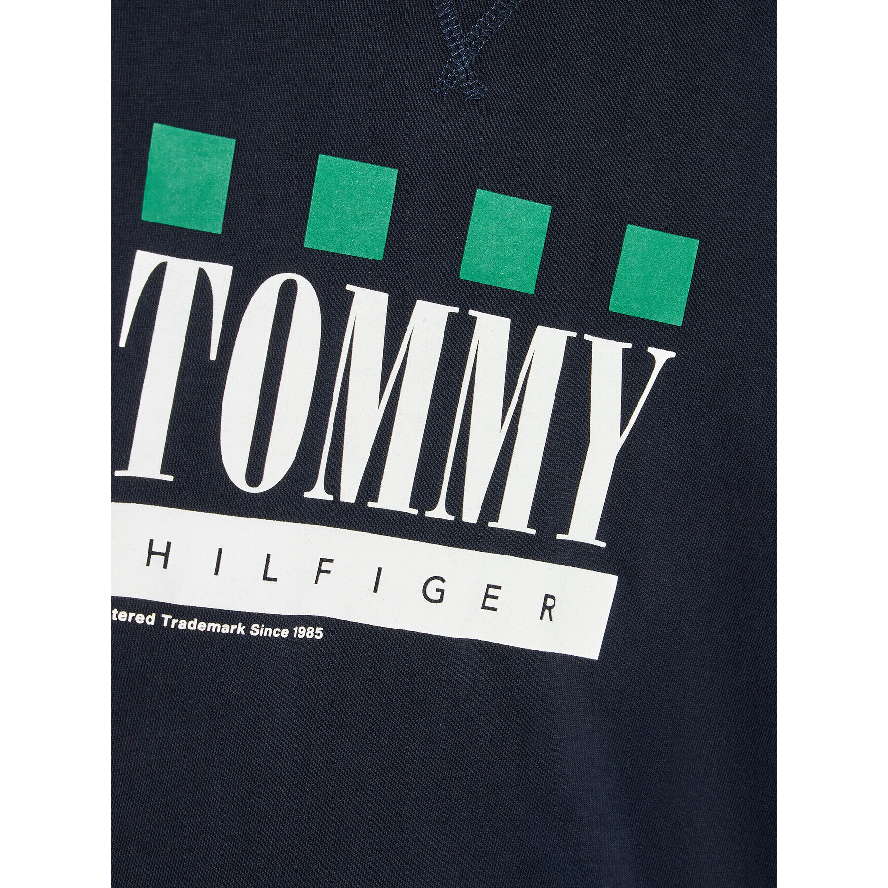 Tommy Hilfiger Блуза Double Layer KB0KB07793 D Тъмносин Regular Fit - Pepit.bg