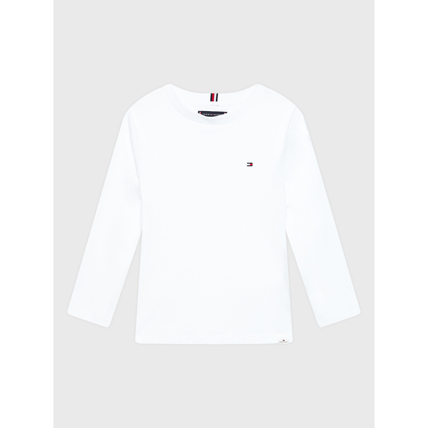 Tommy Hilfiger Блуза Essential KB0KB07803 D Бял Regular Fit - Pepit.bg