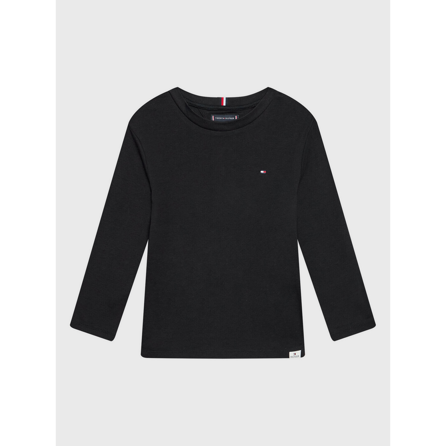 Tommy Hilfiger Блуза Essential KB0KB07803 M Черен Regular Fit - Pepit.bg