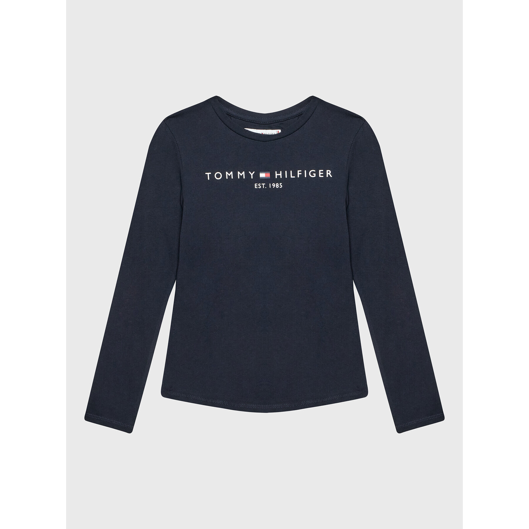 Tommy Hilfiger Блуза Essential KG0KG05247 M Тъмносин Regular Fit - Pepit.bg