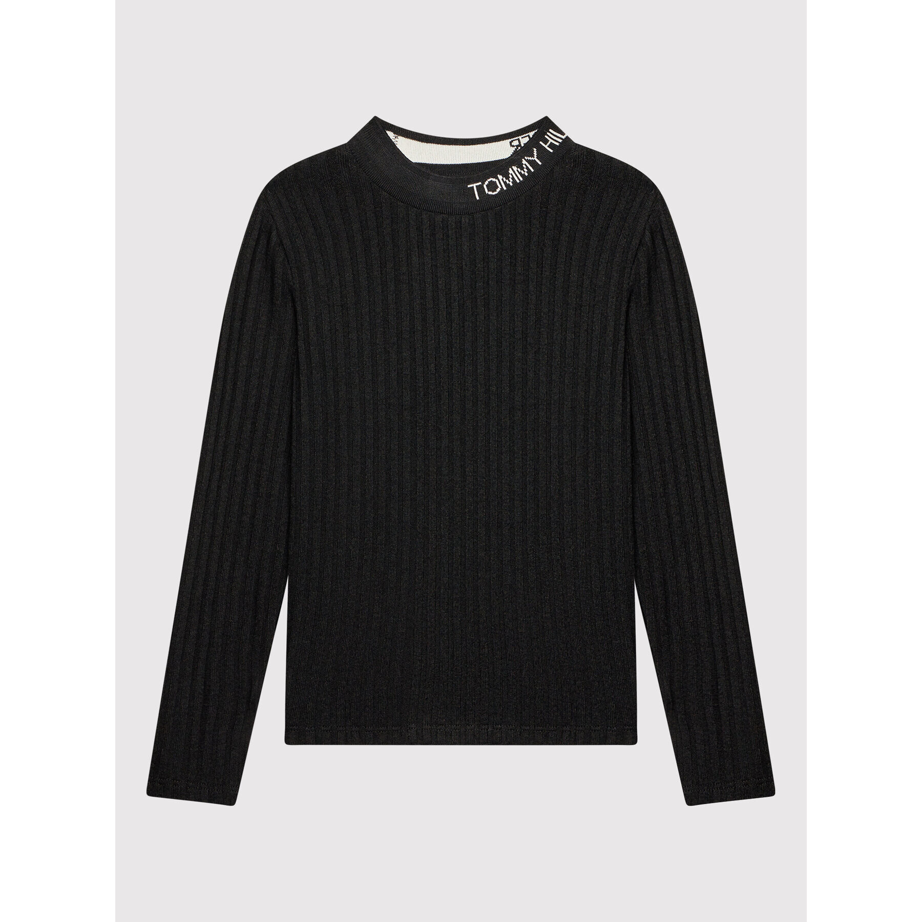 Tommy Hilfiger Блуза Essential KG0KG06311 D Черен Regular Fit - Pepit.bg