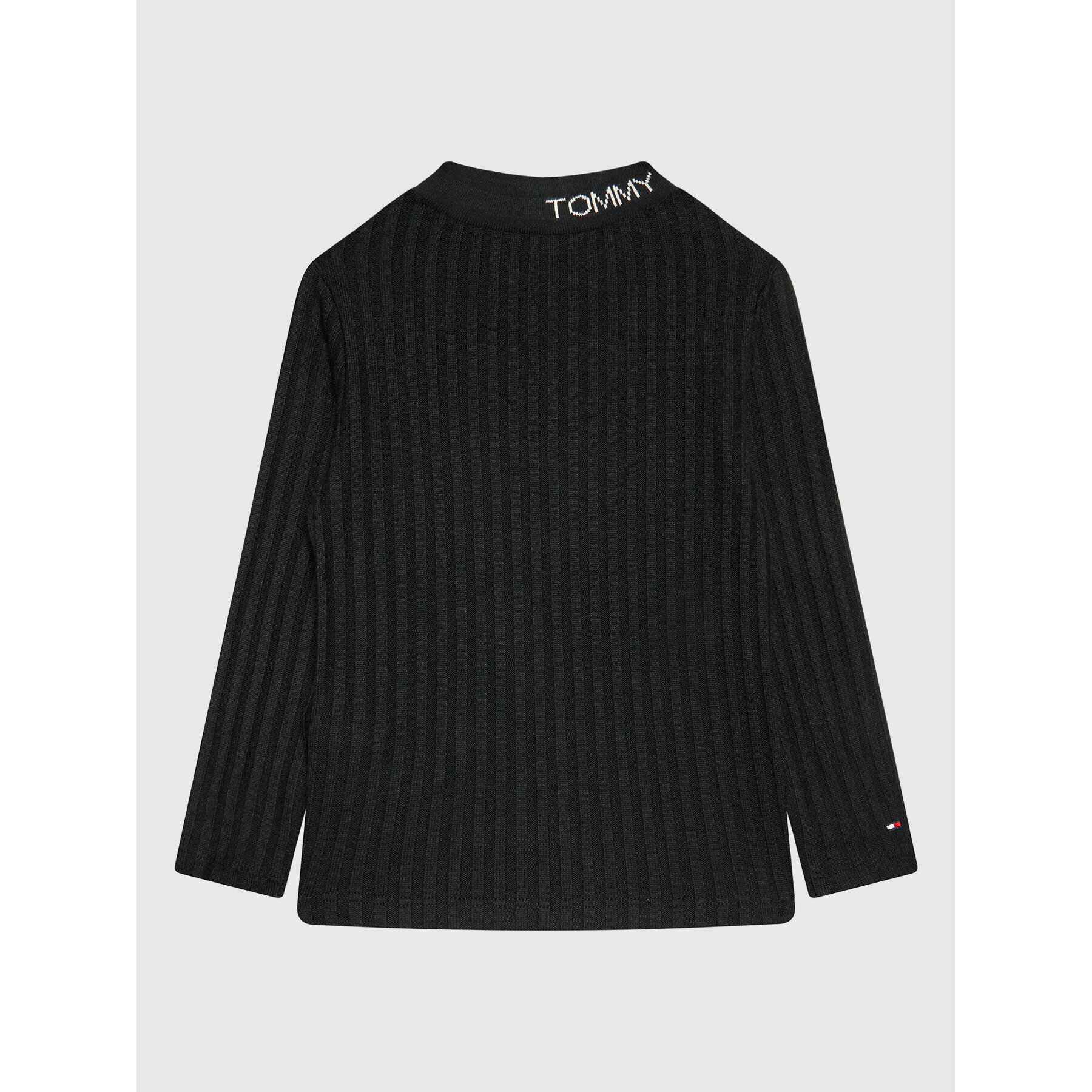 Tommy Hilfiger Блуза Essential KG0KG06311 M Черен Regular Fit - Pepit.bg
