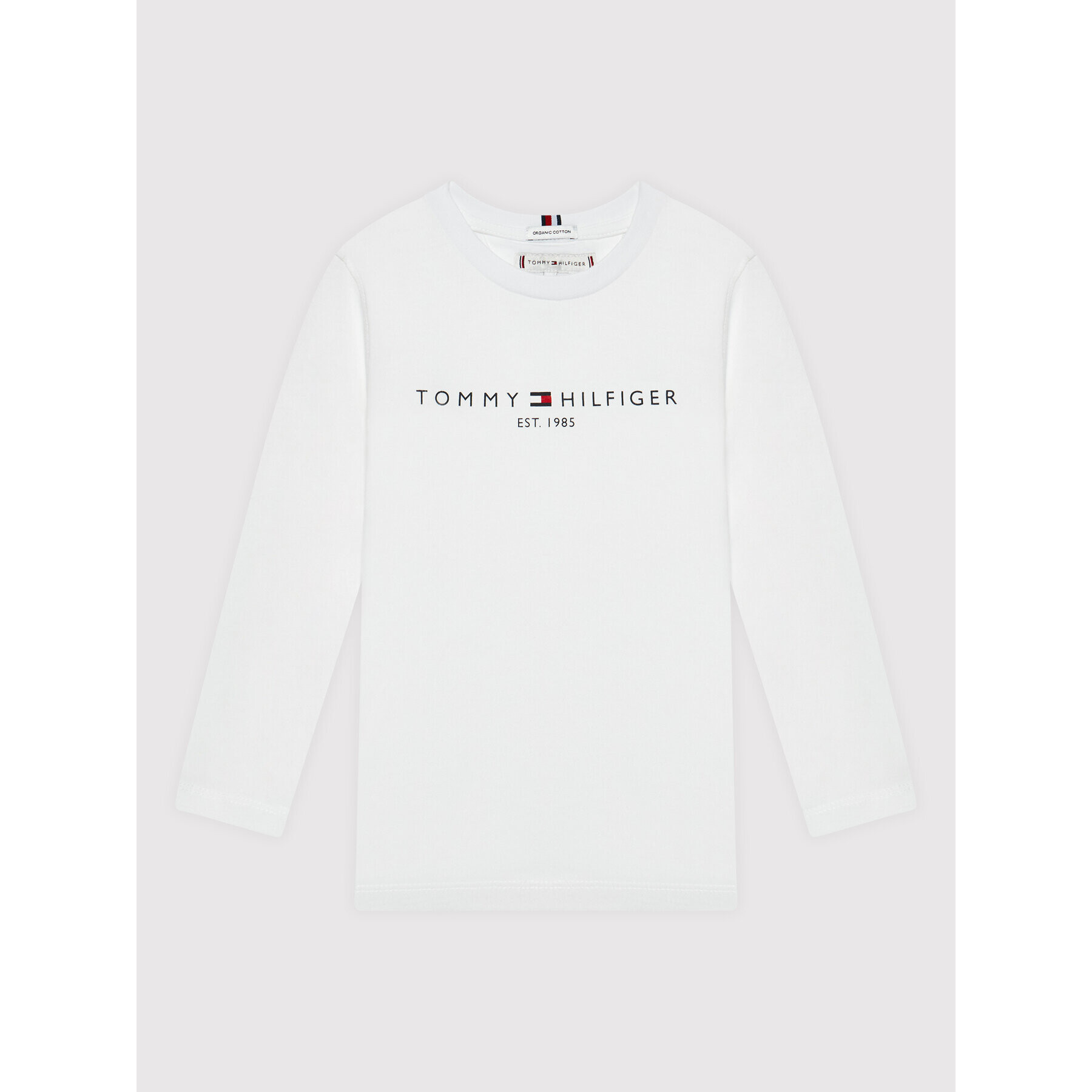 Tommy Hilfiger Блуза Essential KS0KS00202 D Бял Regular Fit - Pepit.bg