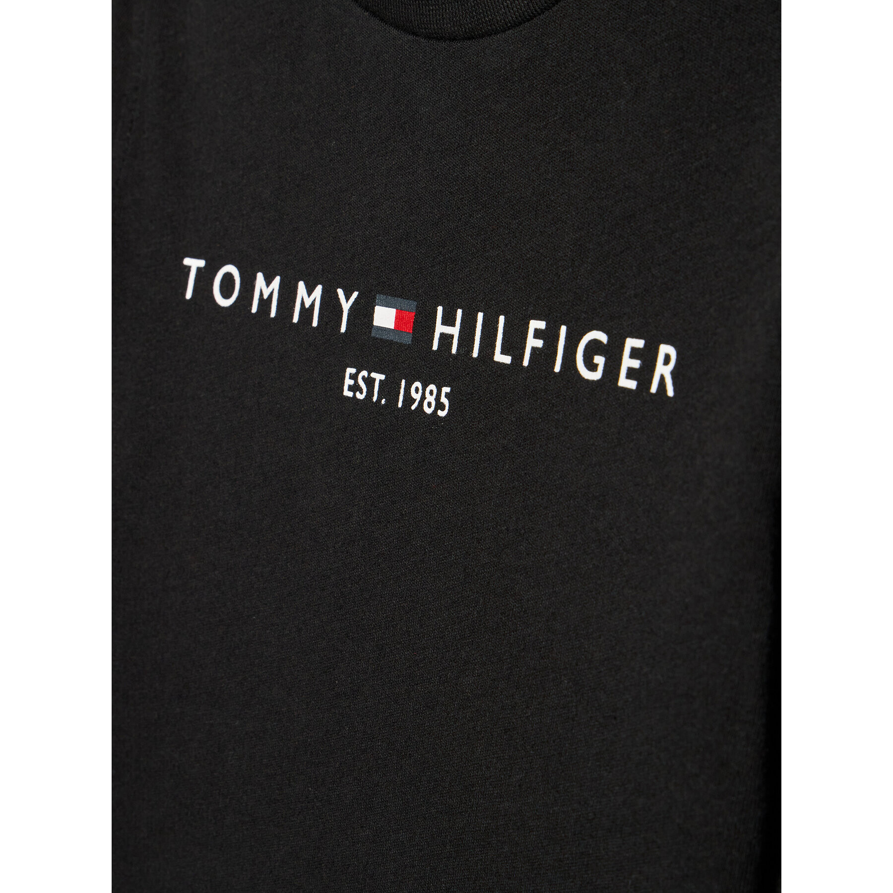 Tommy Hilfiger Блуза Essential KS0KS00202 D Черен Regular Fit - Pepit.bg