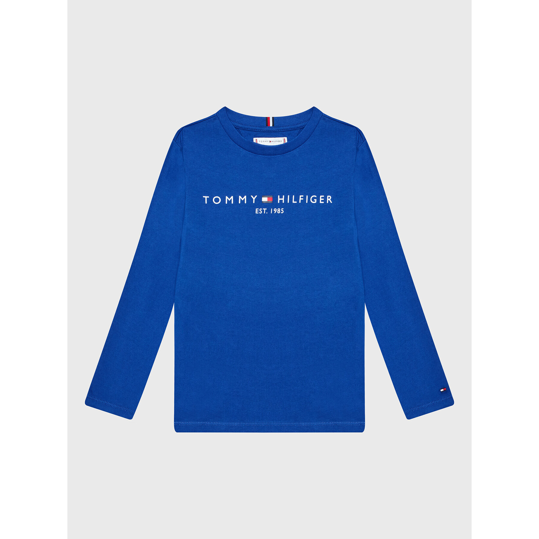 Tommy Hilfiger Блуза Essential KS0KS00202 D Тъмносин Regular Fit - Pepit.bg