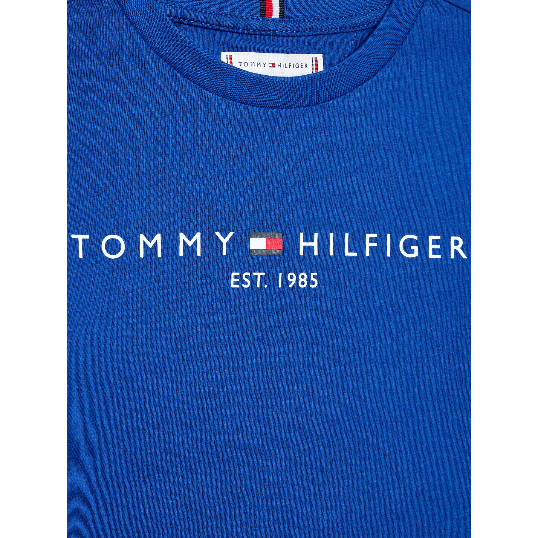 Tommy Hilfiger Блуза Essential KS0KS00202 D Тъмносин Regular Fit - Pepit.bg