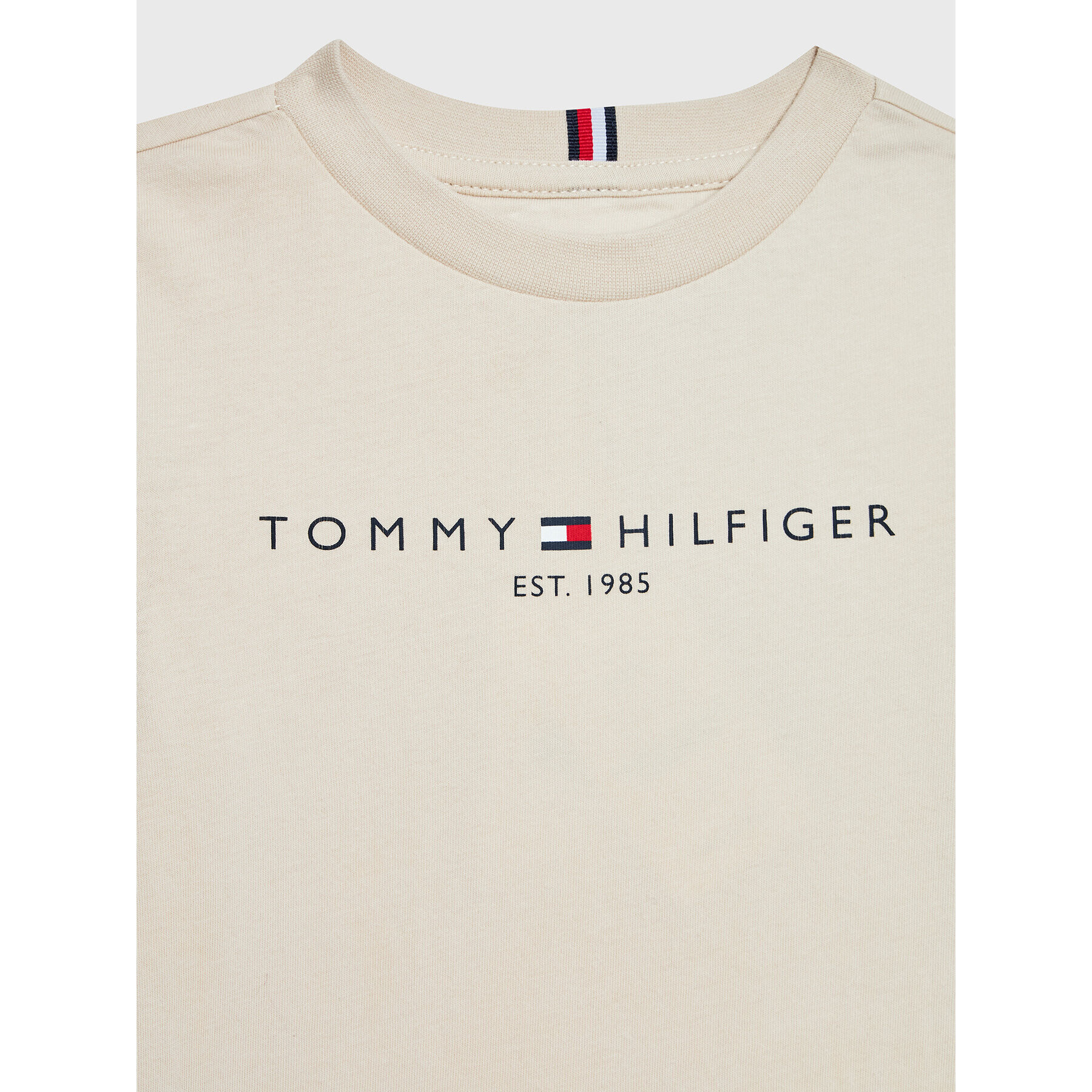 Tommy Hilfiger Блуза Essential KS0KS00202 M Бежов Regular Fit - Pepit.bg