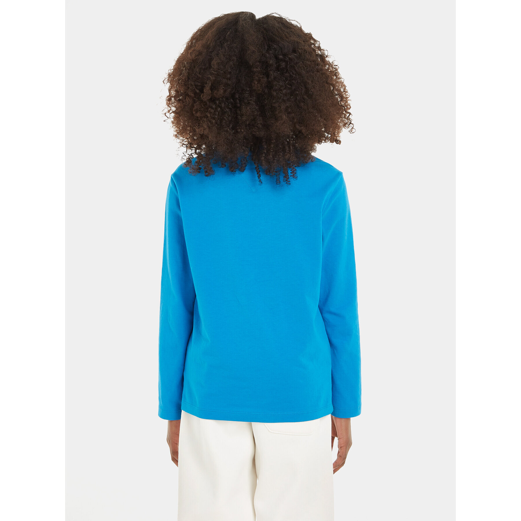 Tommy Hilfiger Блуза Essential KS0KS00202 M Син Regular Fit - Pepit.bg
