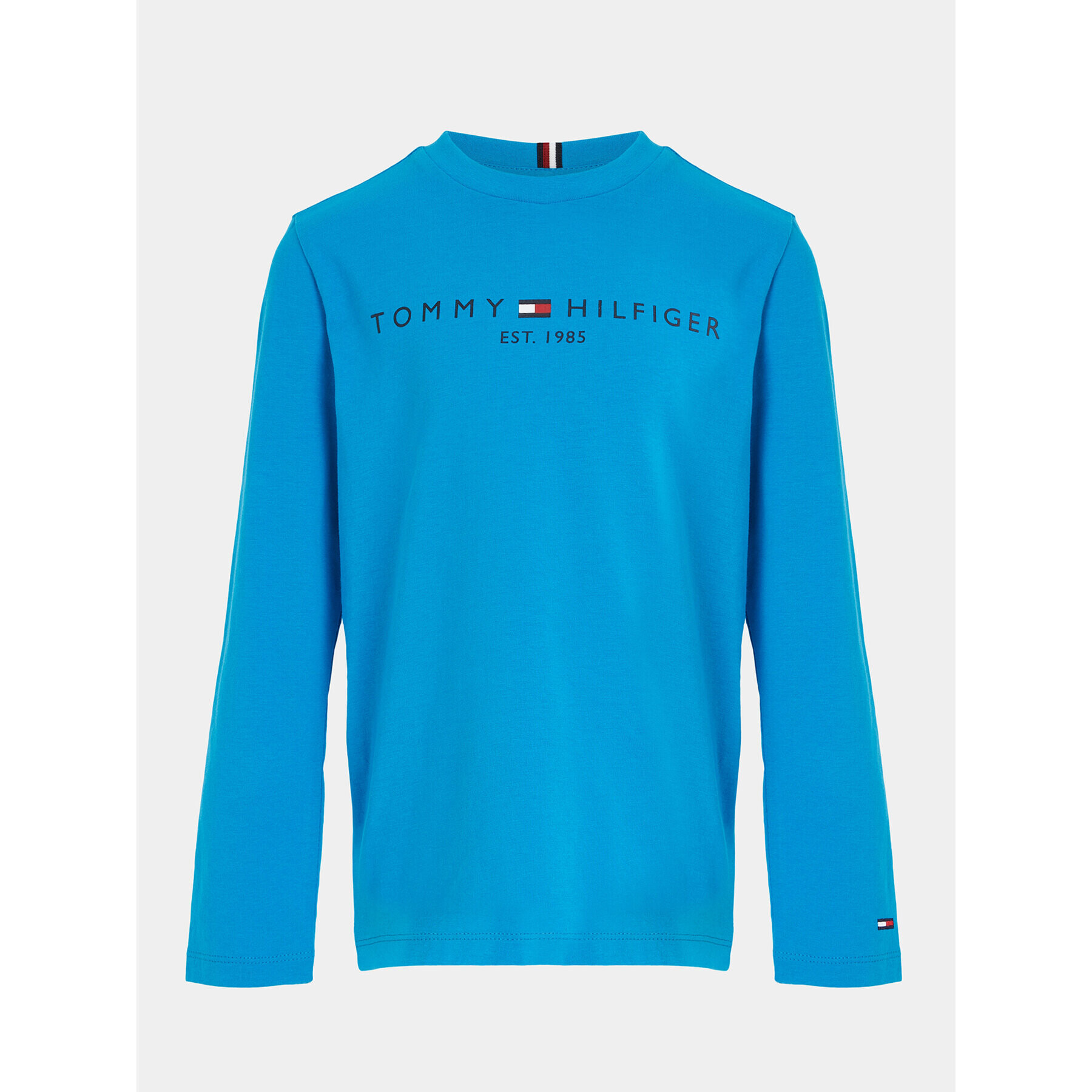 Tommy Hilfiger Блуза Essential KS0KS00202 M Син Regular Fit - Pepit.bg