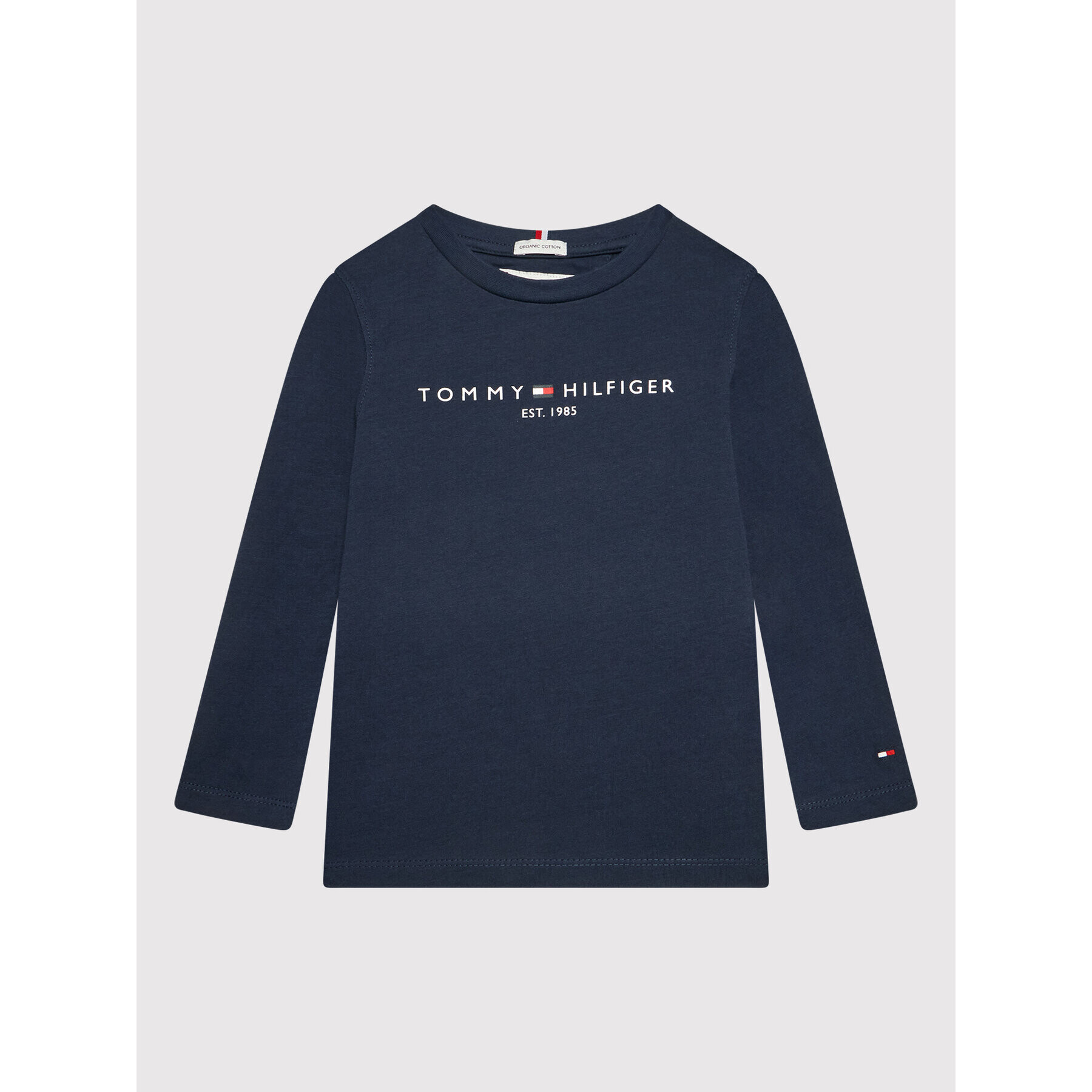 Tommy Hilfiger Блуза Essential KS0KS00202 M Тъмносин Regular Fit - Pepit.bg