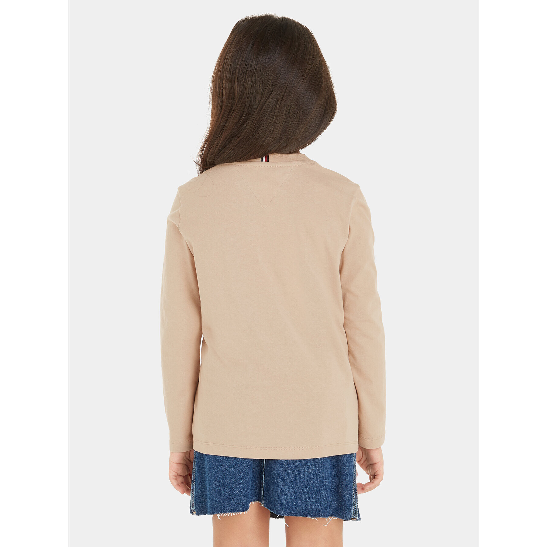 Tommy Hilfiger Блуза Essential KS0KS00202 S Бежов Regular Fit - Pepit.bg