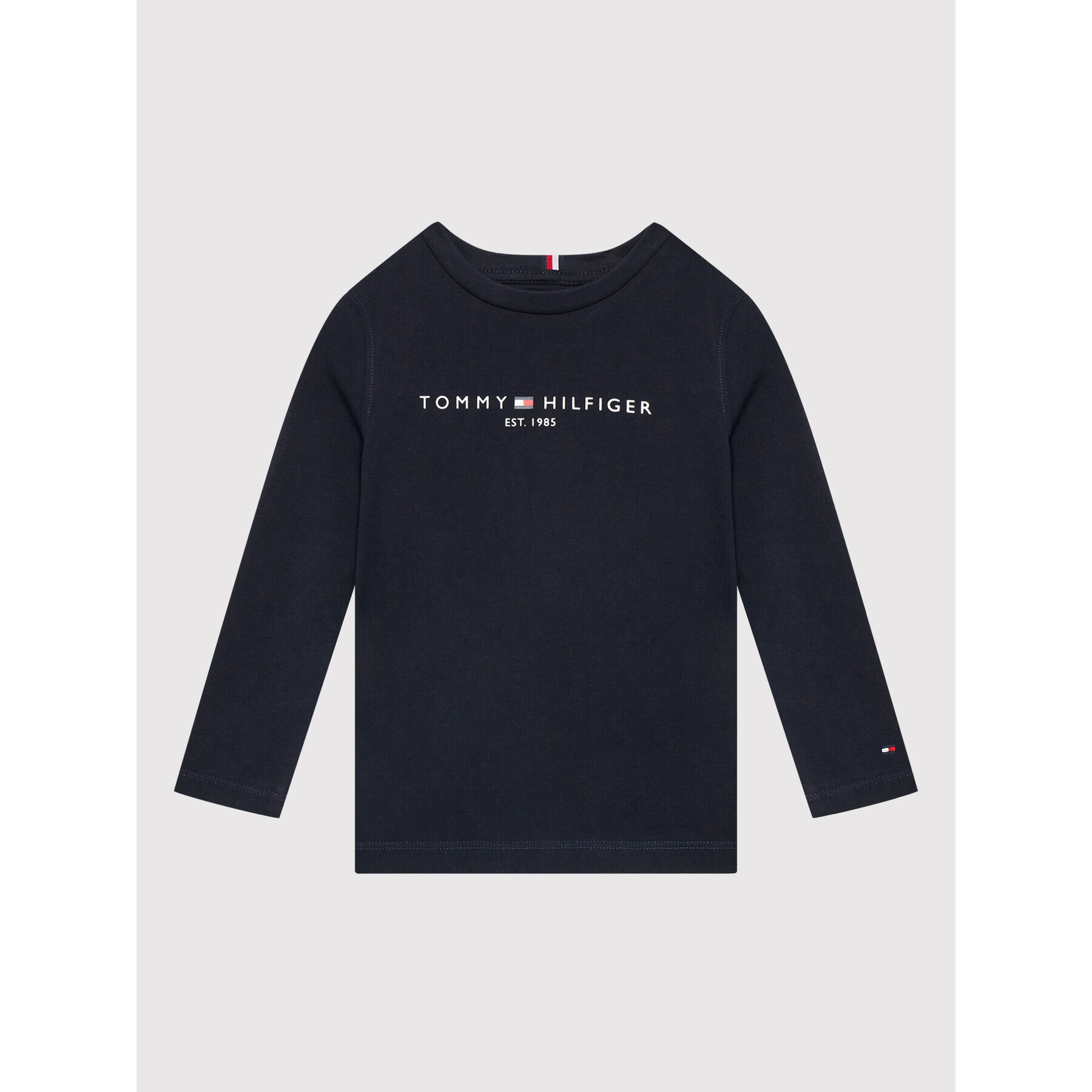 Tommy Hilfiger Блуза Essential KS0KS00202 Тъмносин Regular Fit - Pepit.bg