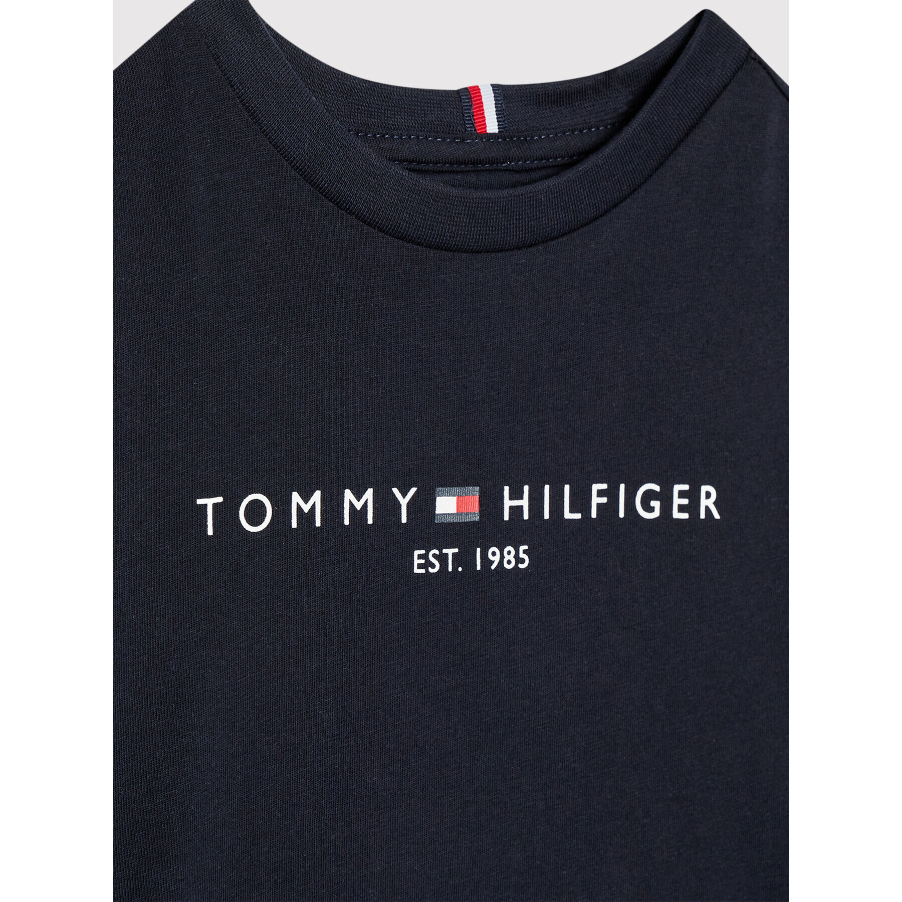 Tommy Hilfiger Блуза Essential KS0KS00202 Тъмносин Regular Fit - Pepit.bg