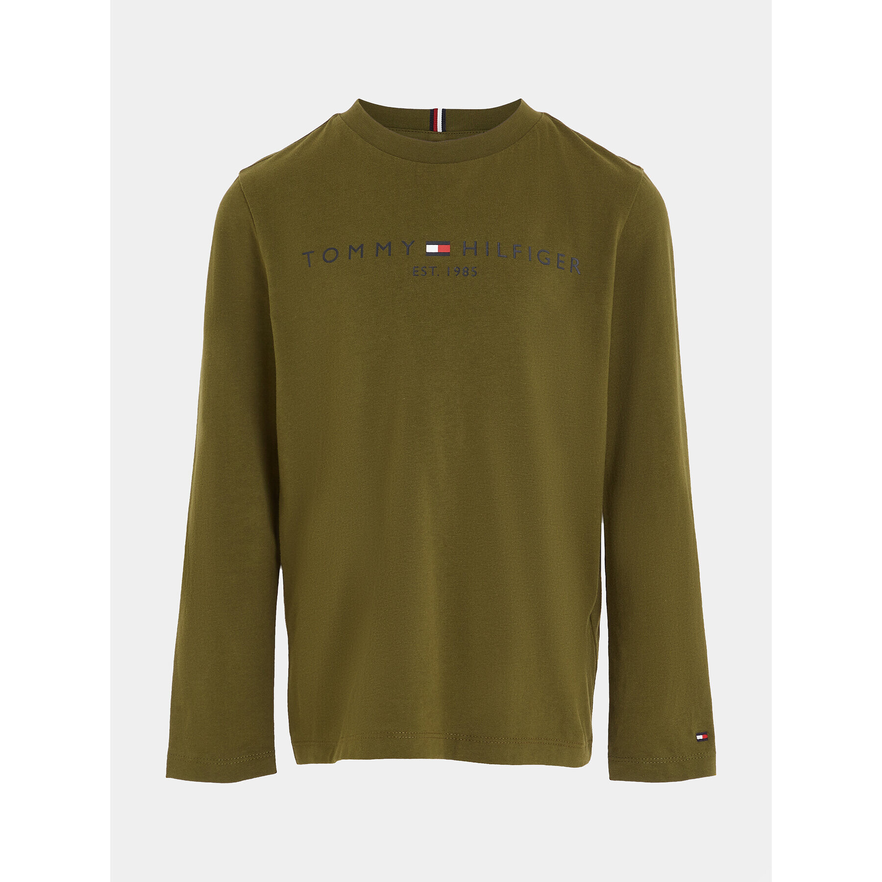 Tommy Hilfiger Блуза Essential KS0KS00202 Зелен Regular Fit - Pepit.bg