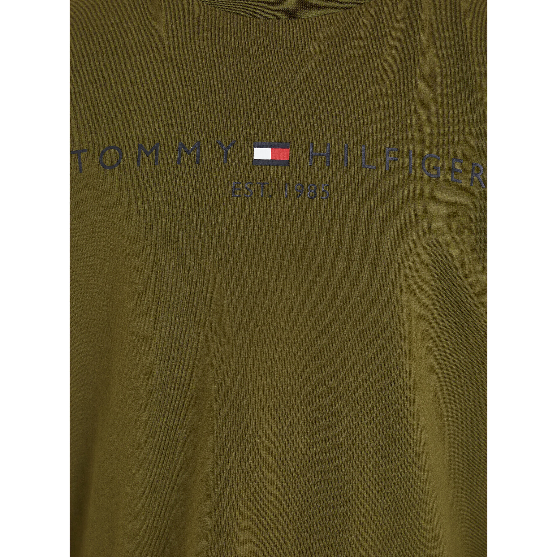 Tommy Hilfiger Блуза Essential KS0KS00202 Зелен Regular Fit - Pepit.bg