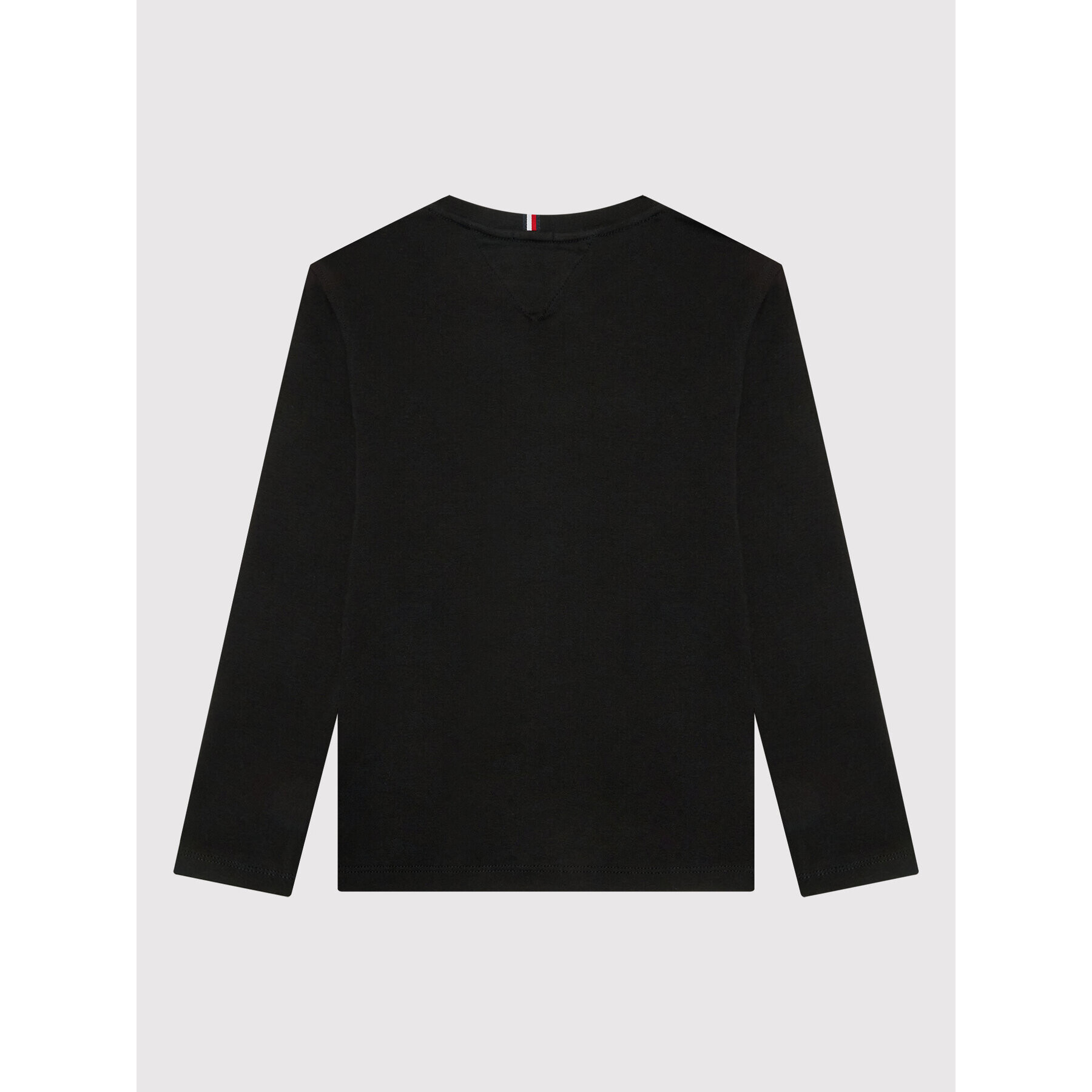 Tommy Hilfiger Блуза Essential Solid Rib KB0KB06880 D Черен Regular Fit - Pepit.bg