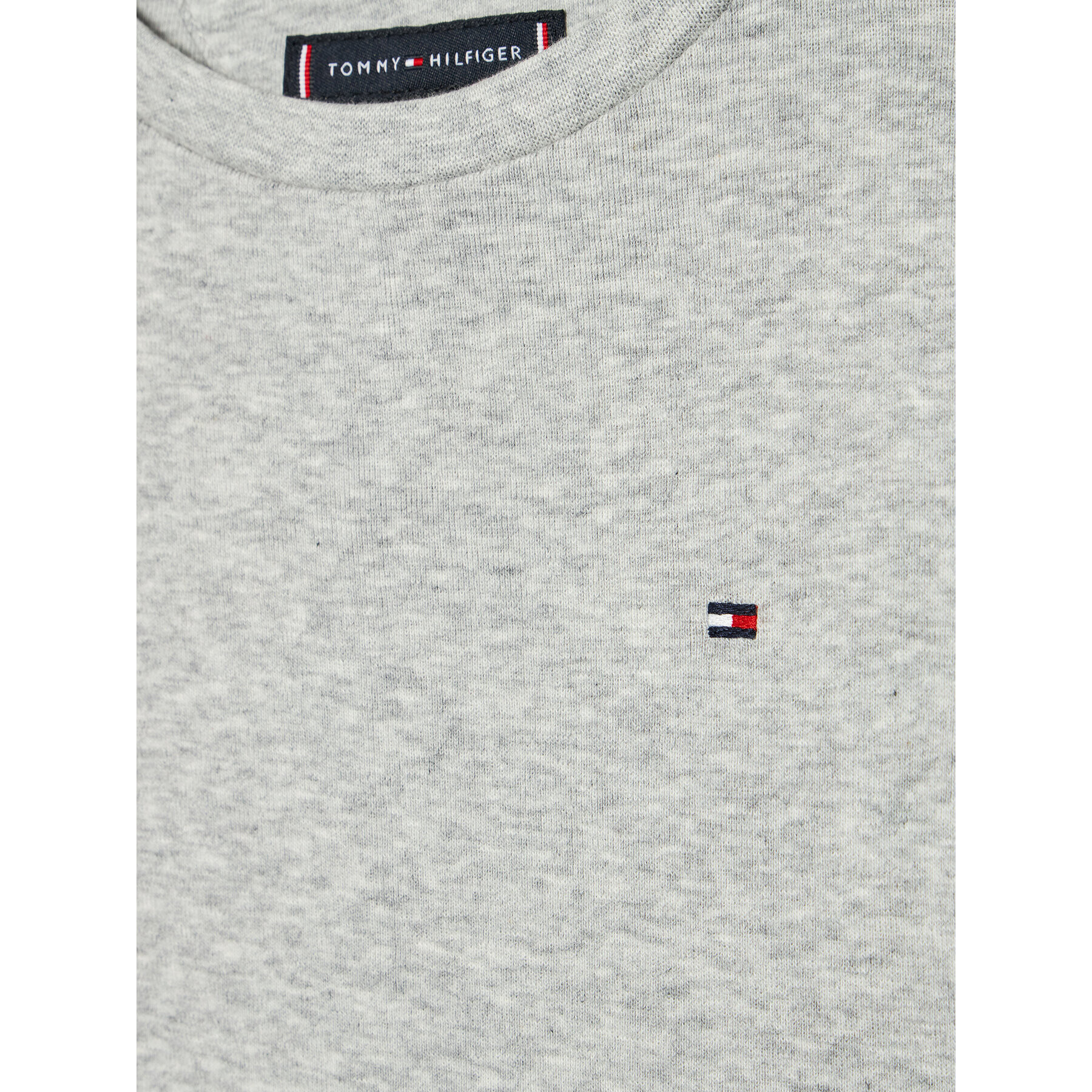 Tommy Hilfiger Блуза Essential Solid Rib KB0KB06880 M Сив Regular Fit - Pepit.bg