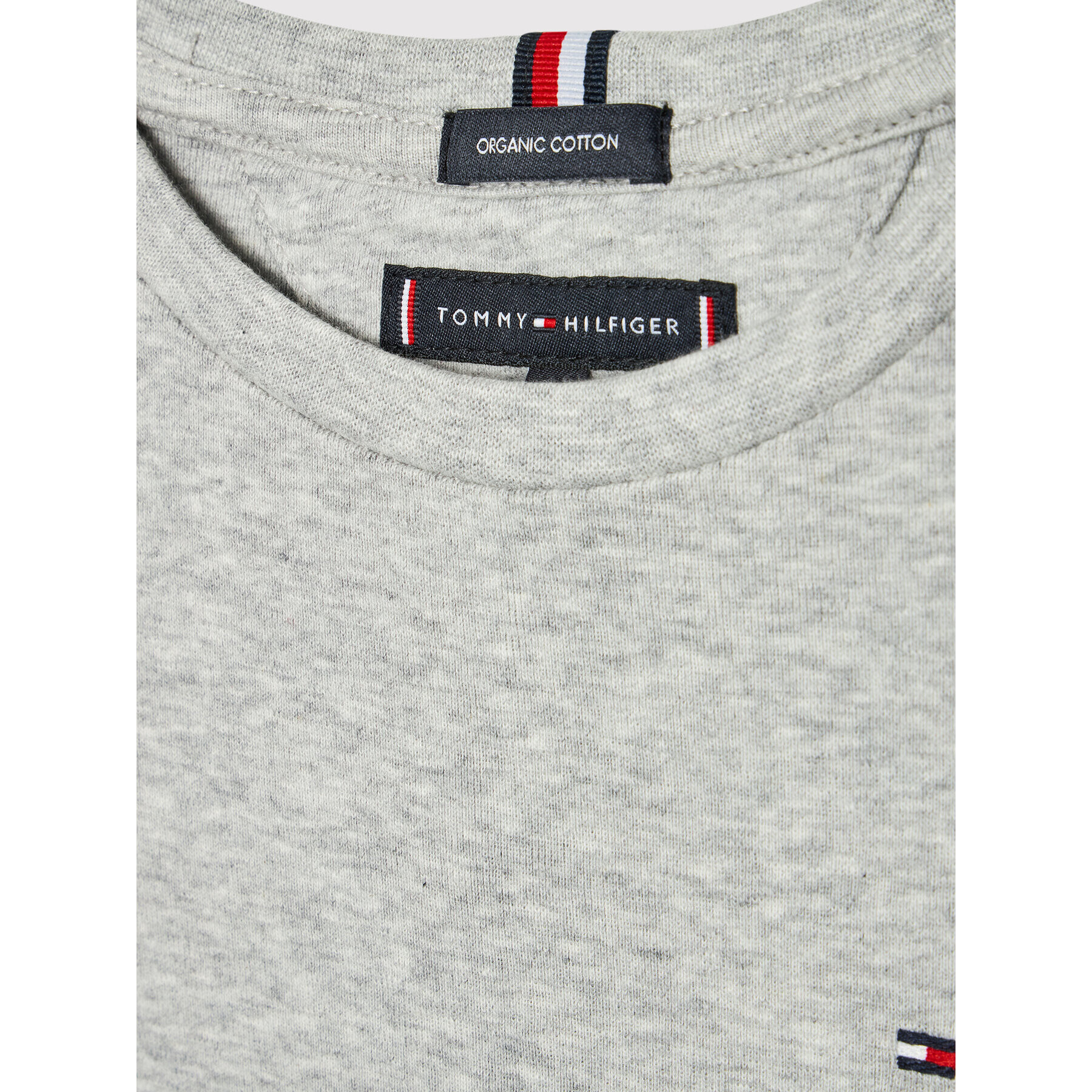 Tommy Hilfiger Блуза Essential Solid Rib KB0KB06880 M Сив Regular Fit - Pepit.bg