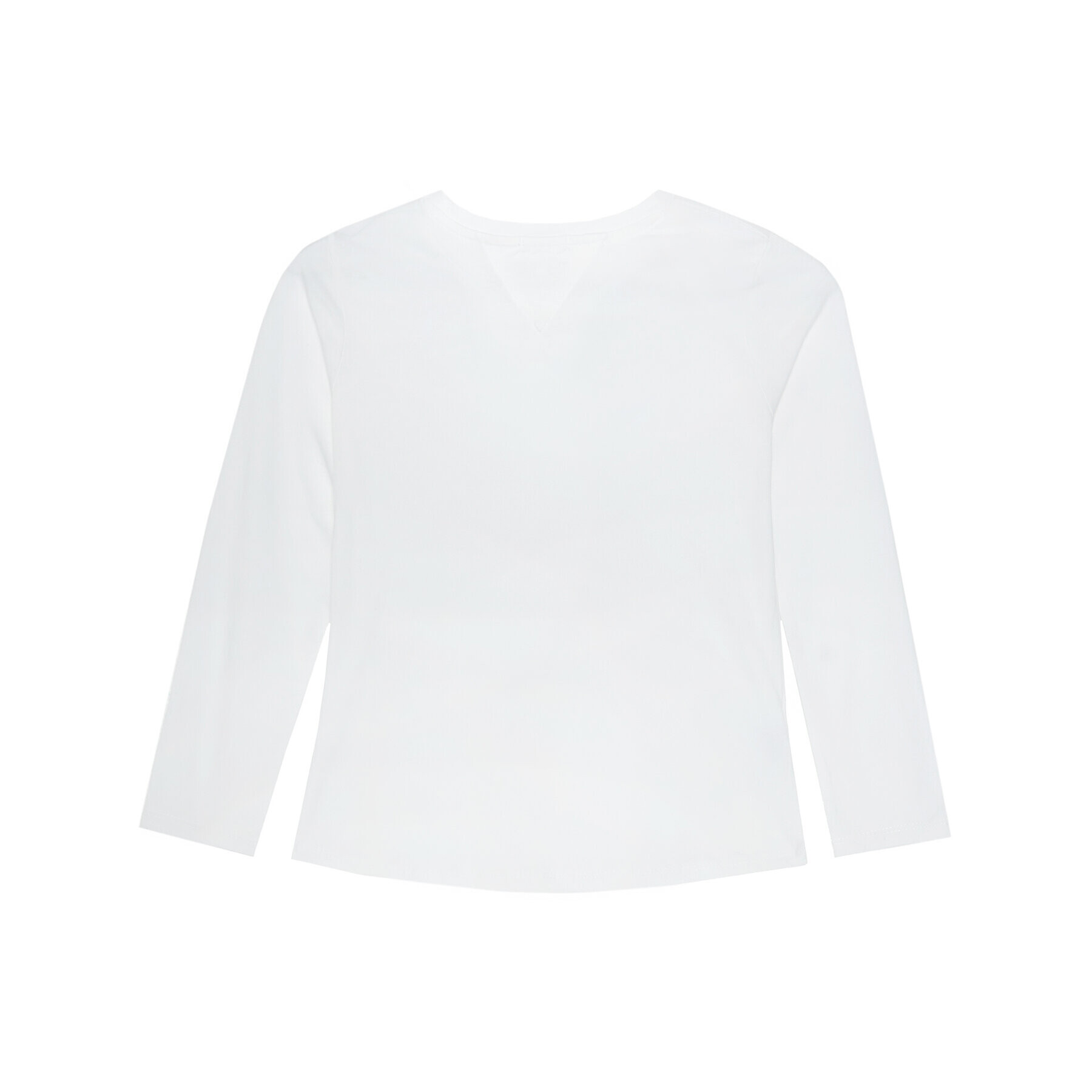Tommy Hilfiger Блуза Essential Tee KG0KG05247 D Бял Regular Fit - Pepit.bg