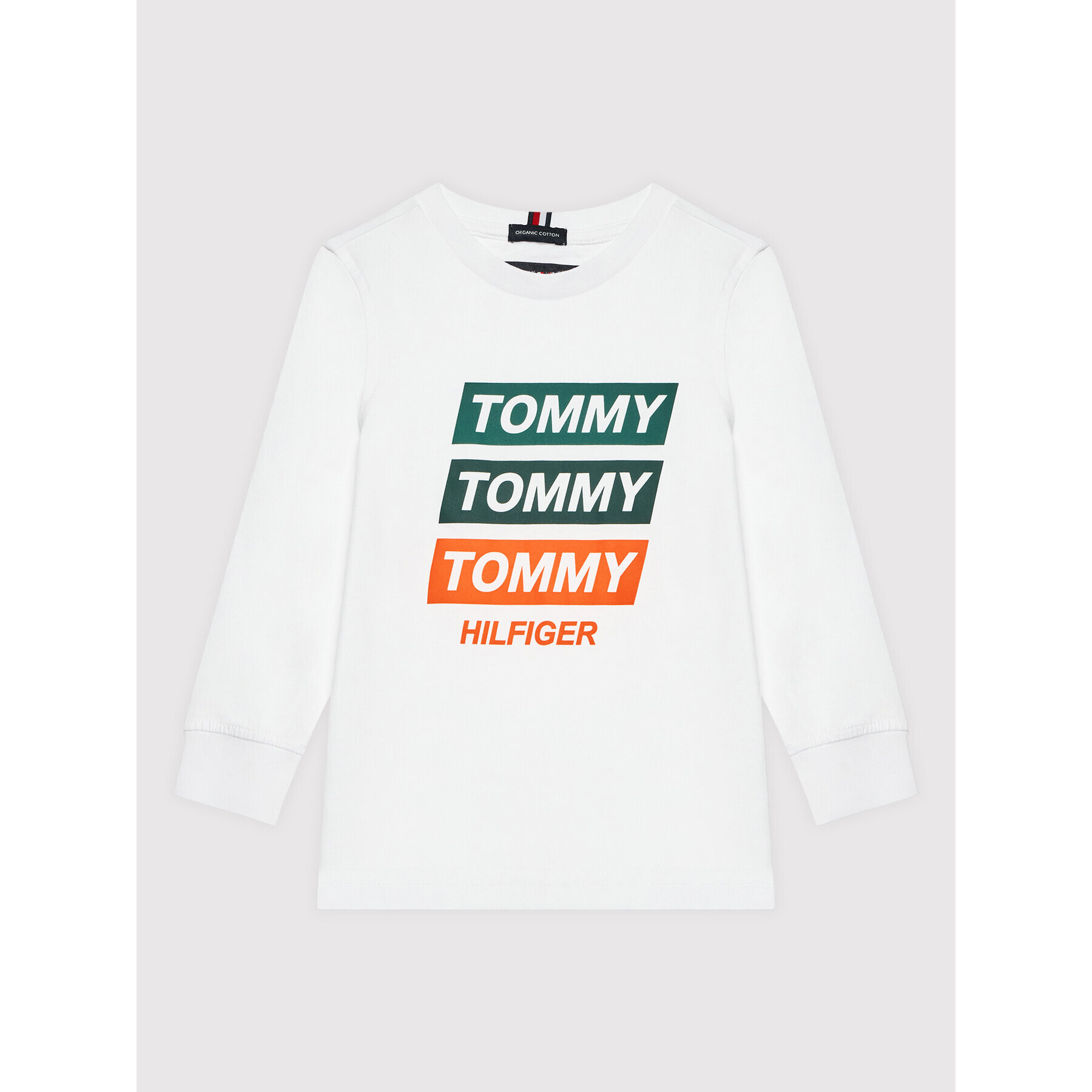 Tommy Hilfiger Блуза Fun Artwork KB0KB06952 D Бял Regular Fit - Pepit.bg