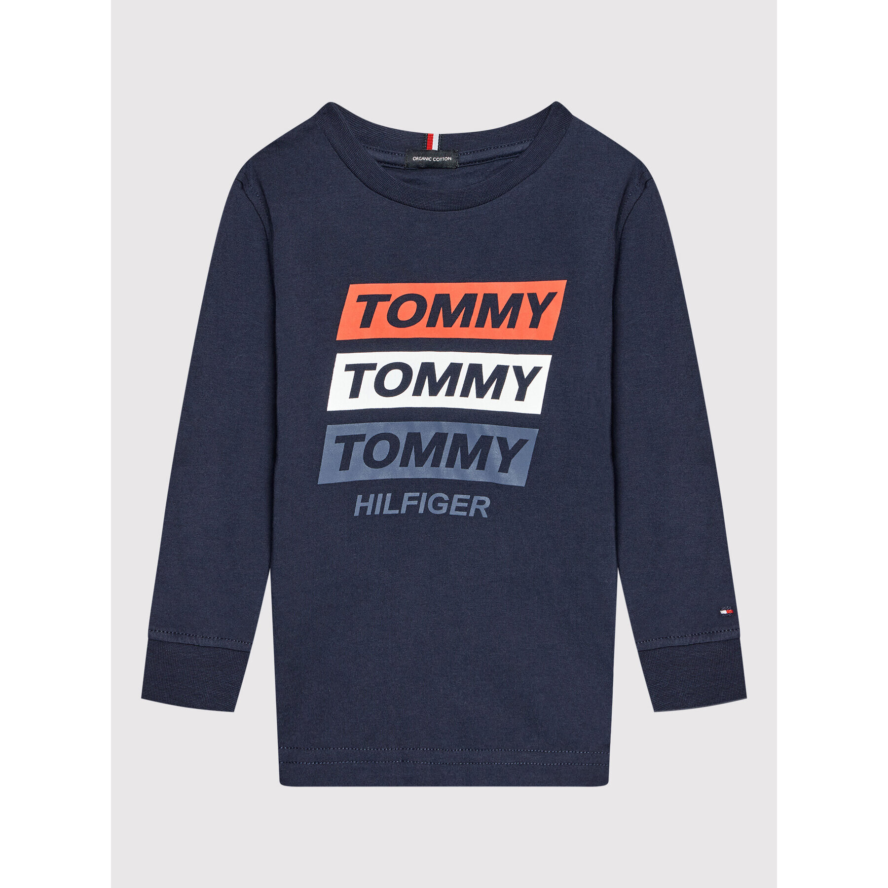 Tommy Hilfiger Блуза Fun Artwork KB0KB06952 D Тъмносин Regular Fit - Pepit.bg