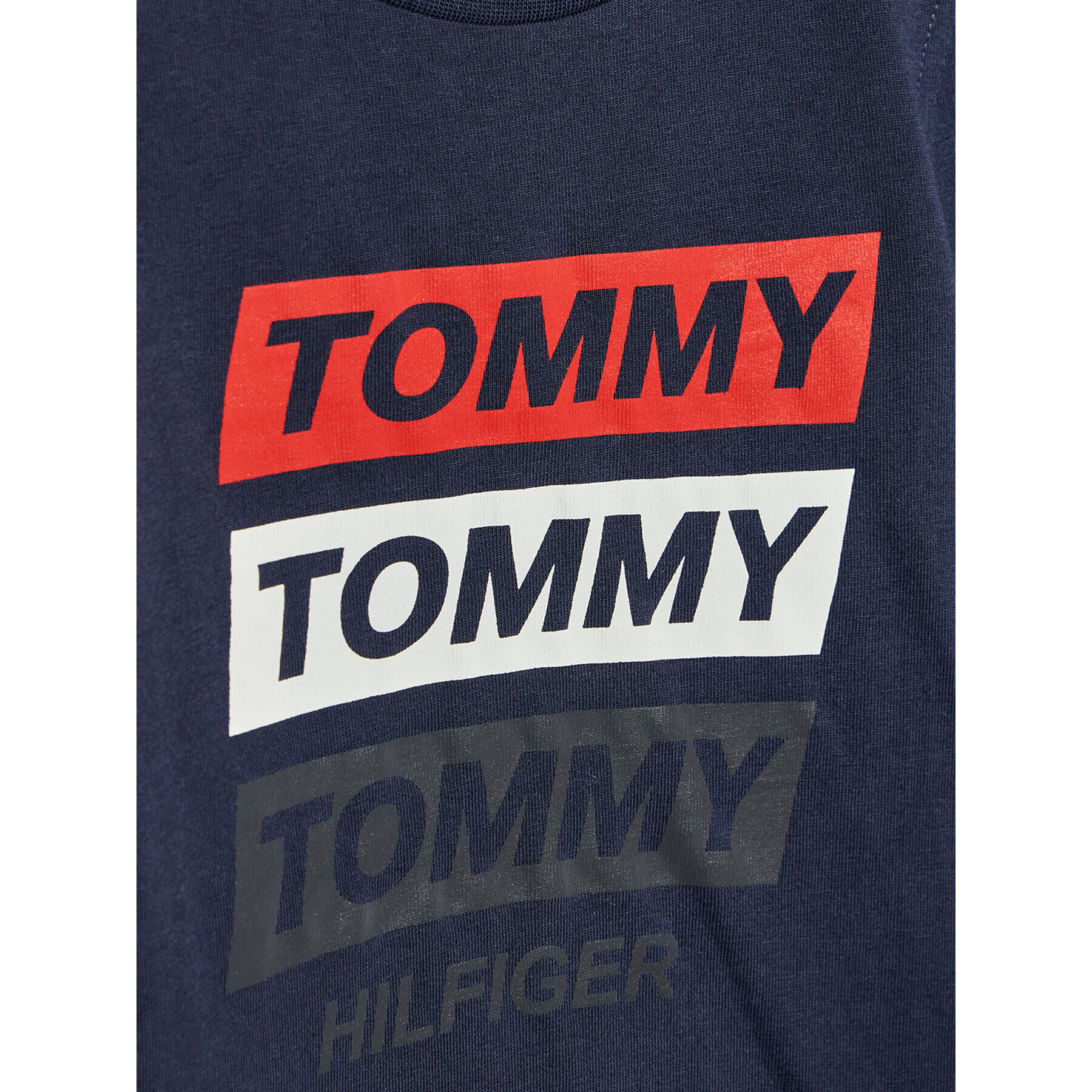 Tommy Hilfiger Блуза Fun Artwork KB0KB06952 D Тъмносин Regular Fit - Pepit.bg