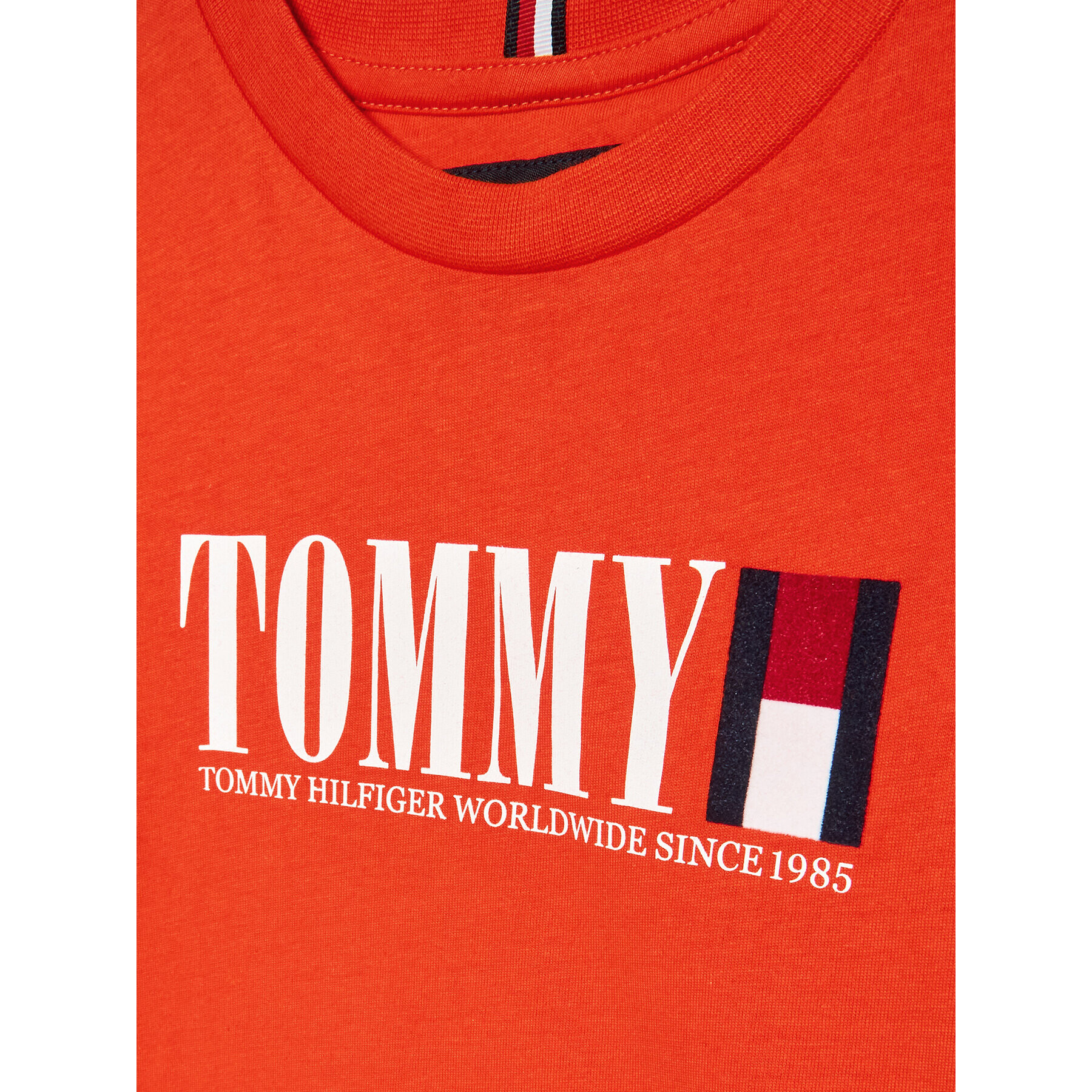 Tommy Hilfiger Блуза Graphic KB0KB07887 D Оранжев Regular Fit - Pepit.bg