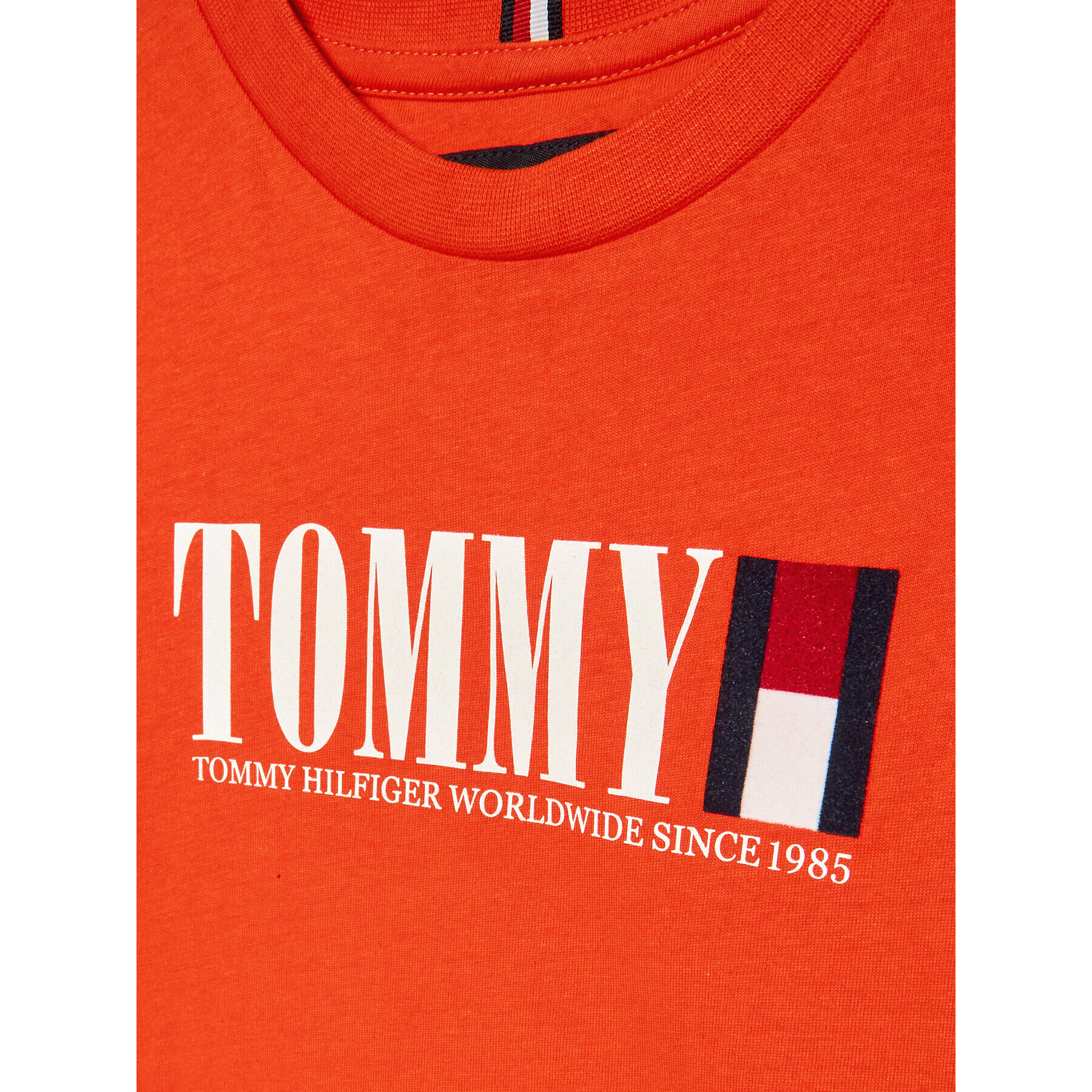 Tommy Hilfiger Блуза Graphic KB0KB07887 M Червен Regular Fit - Pepit.bg