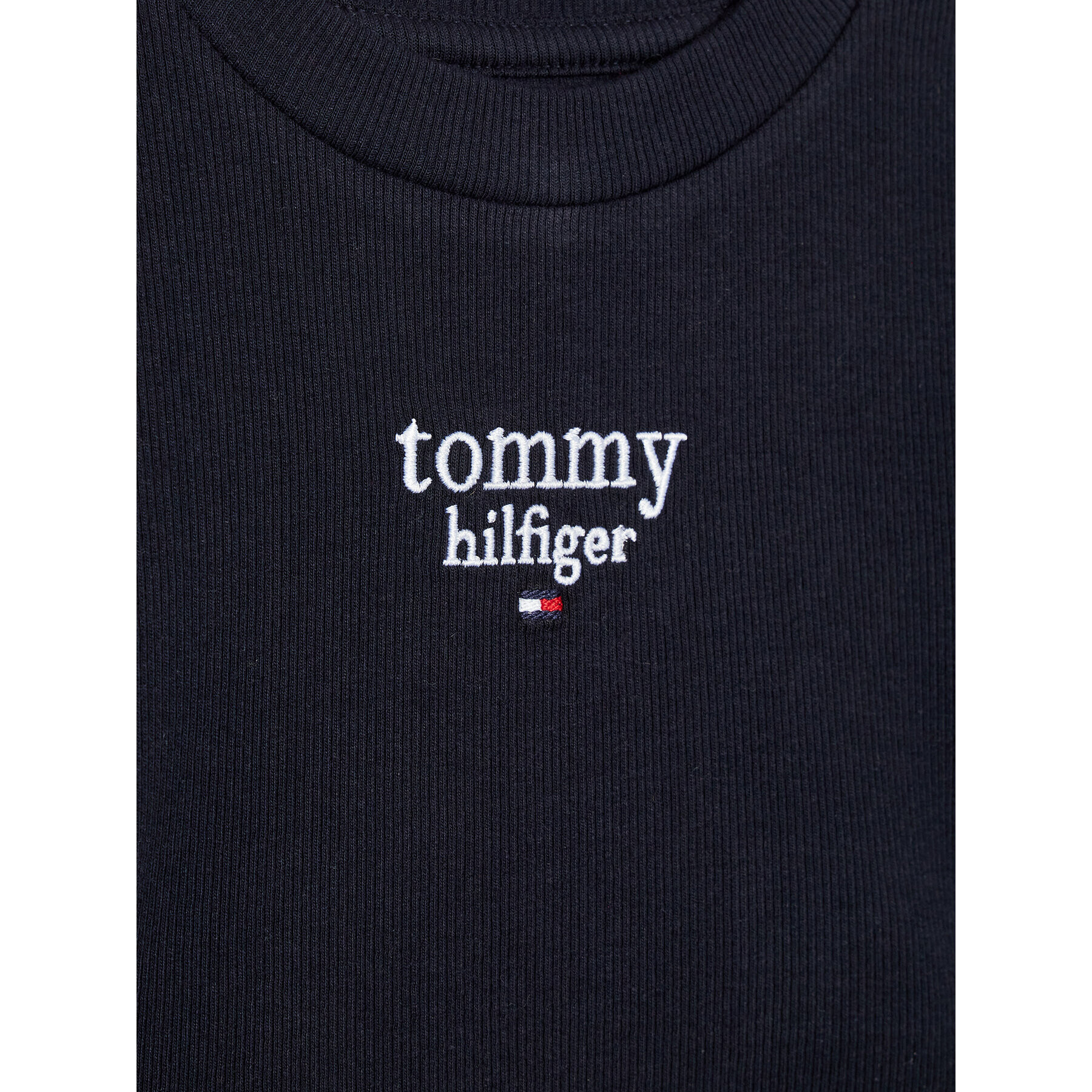 Tommy Hilfiger Блуза Graphic KG0KG06894 Тъмносин Slim Fit - Pepit.bg