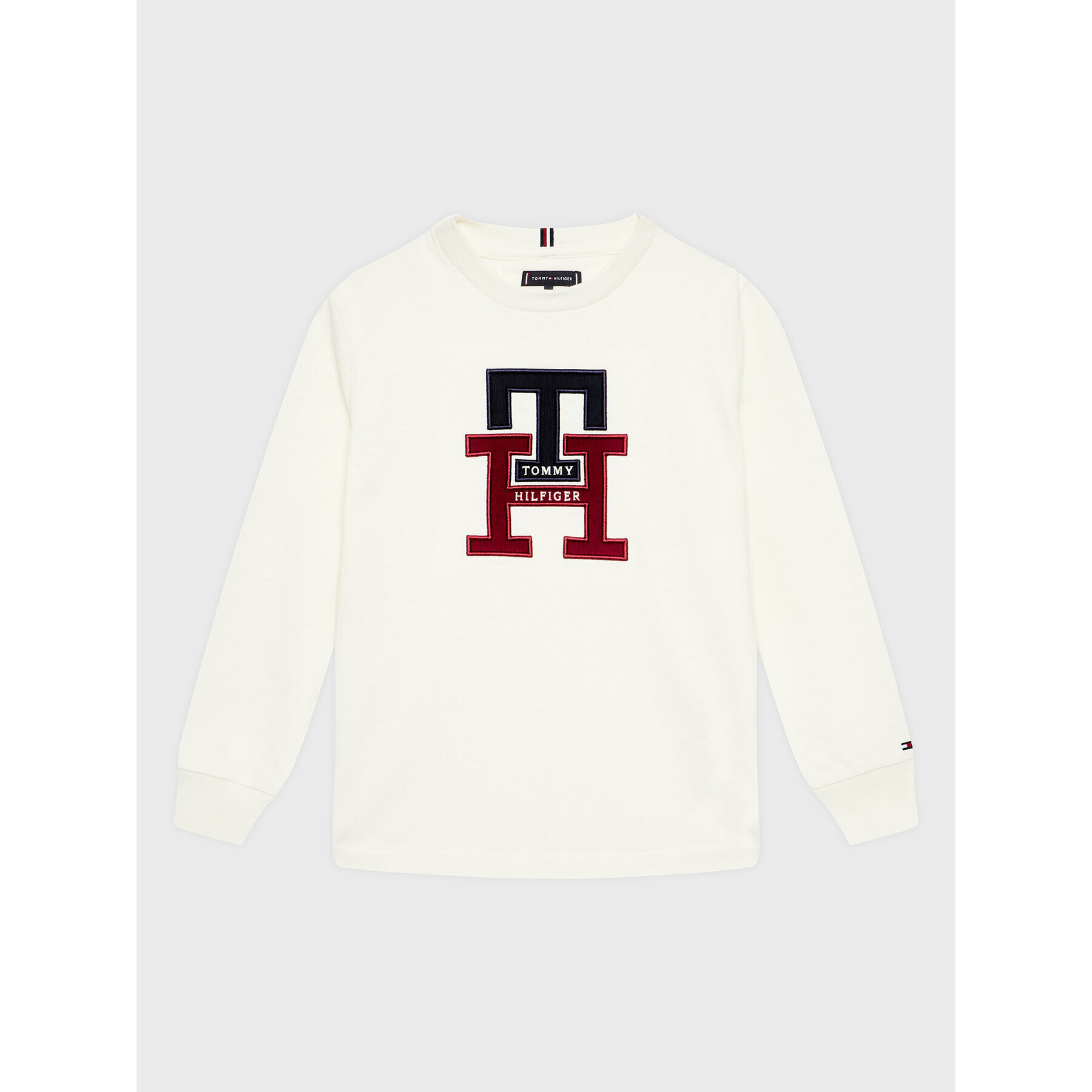 Tommy Hilfiger Блуза KB0KB07801 D Екрю Regular Fit - Pepit.bg