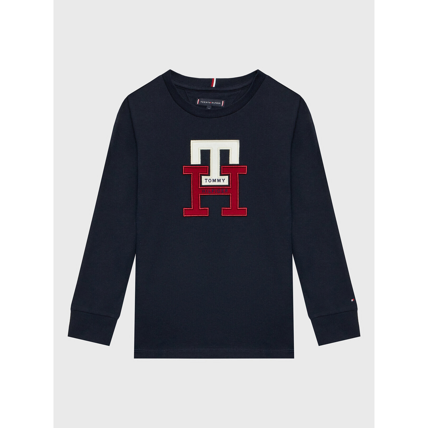 Tommy Hilfiger Блуза KB0KB07801 M Тъмносин Regular Fit - Pepit.bg